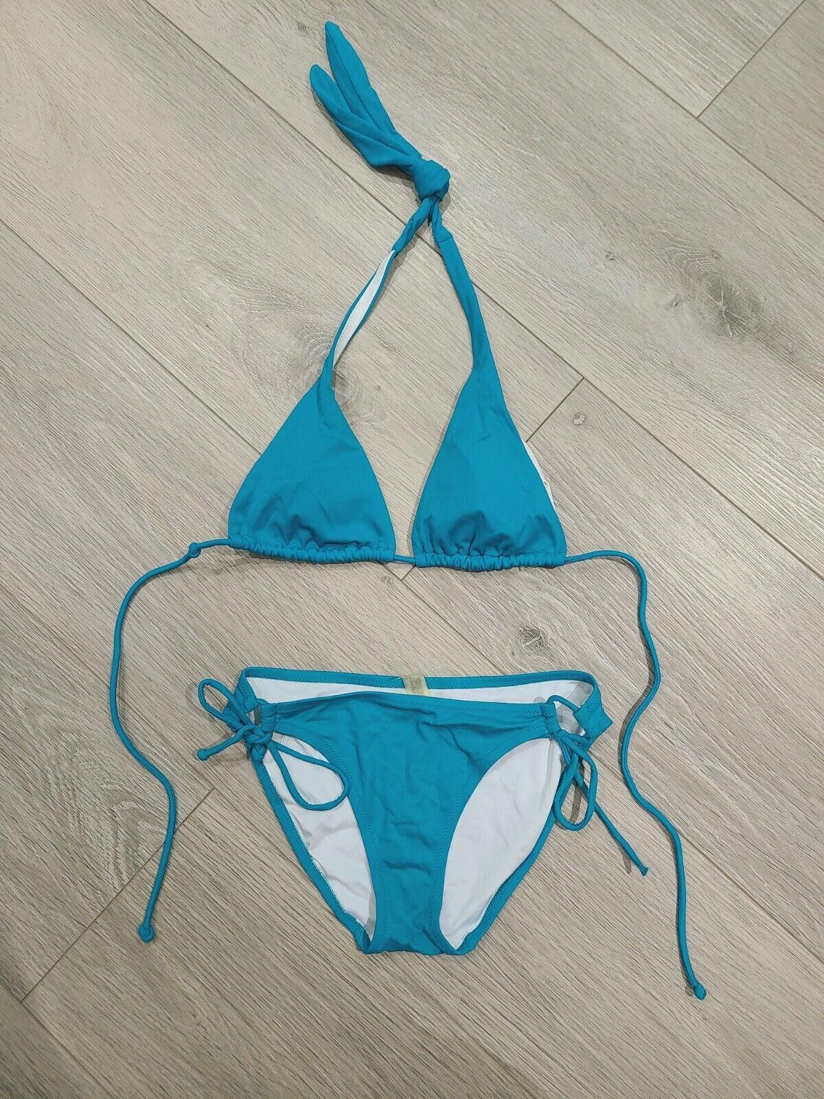 Designer Victoria Secret Bikini Teal Small 2 Pieces Size ONE SIZE - 2 Thumbnail
