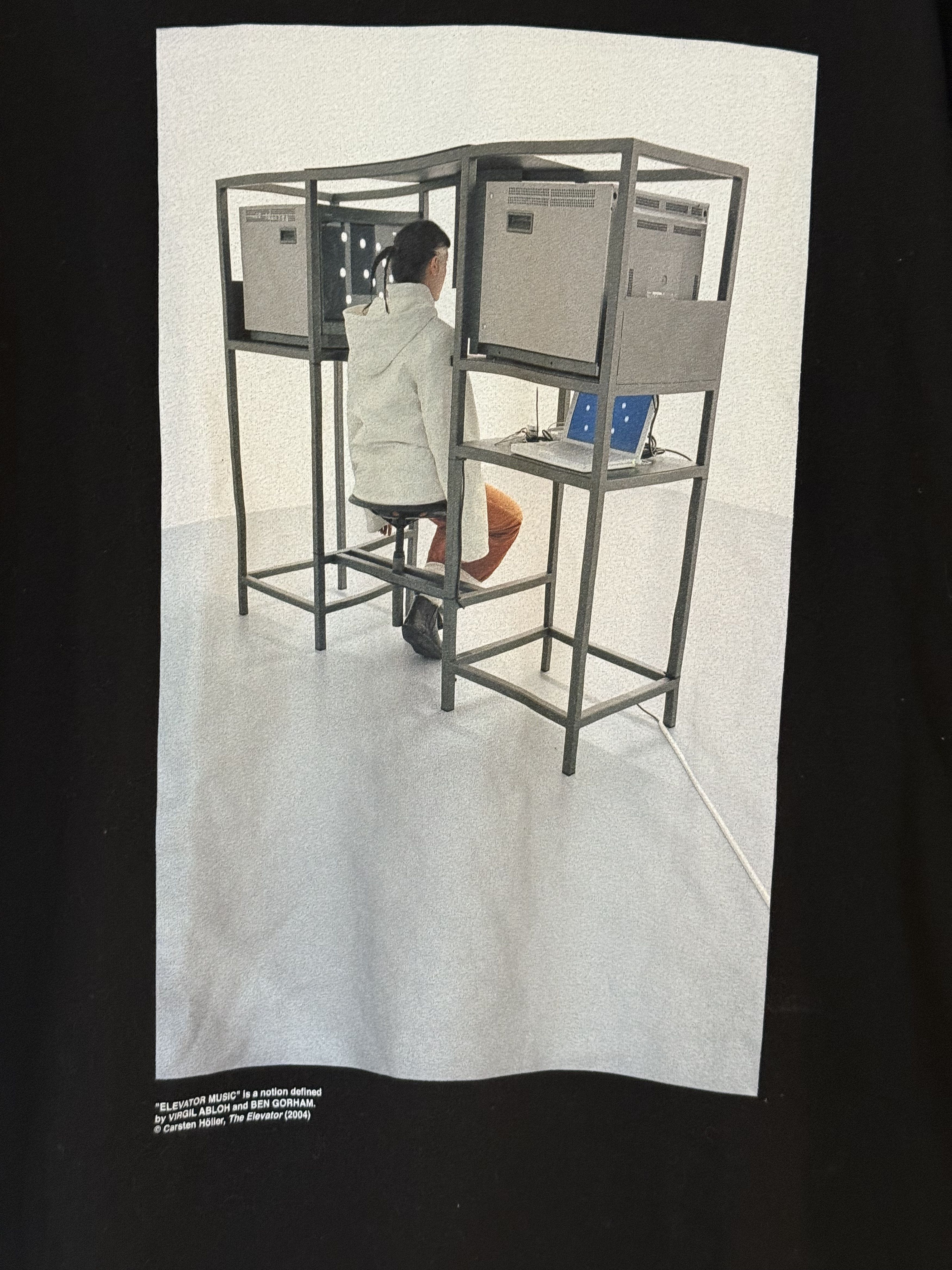 Off-White Off-White x Byredo 'Elevator Music' T-Shirt Size US L / EU 52-54 / 3 - 3 Thumbnail
