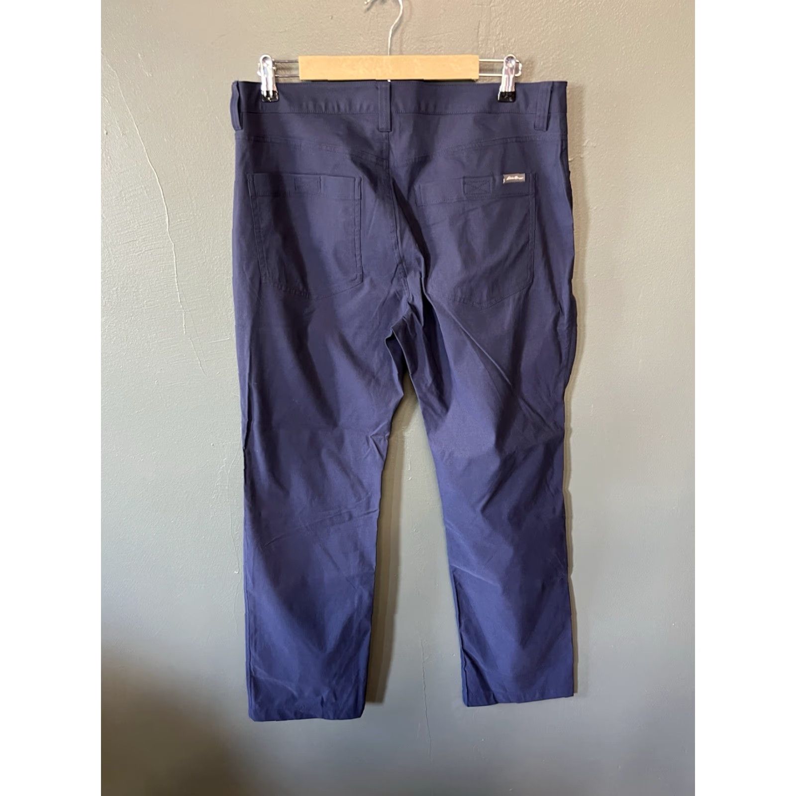 Eddie Bauer Eddie Bauer Mens Chino Pants Regular Nylon Blue 34x32 Pants Jeans/Chino - Size 34 Inseam 32 Mens Size US 34 / EU 50 - 2 Thumbnail