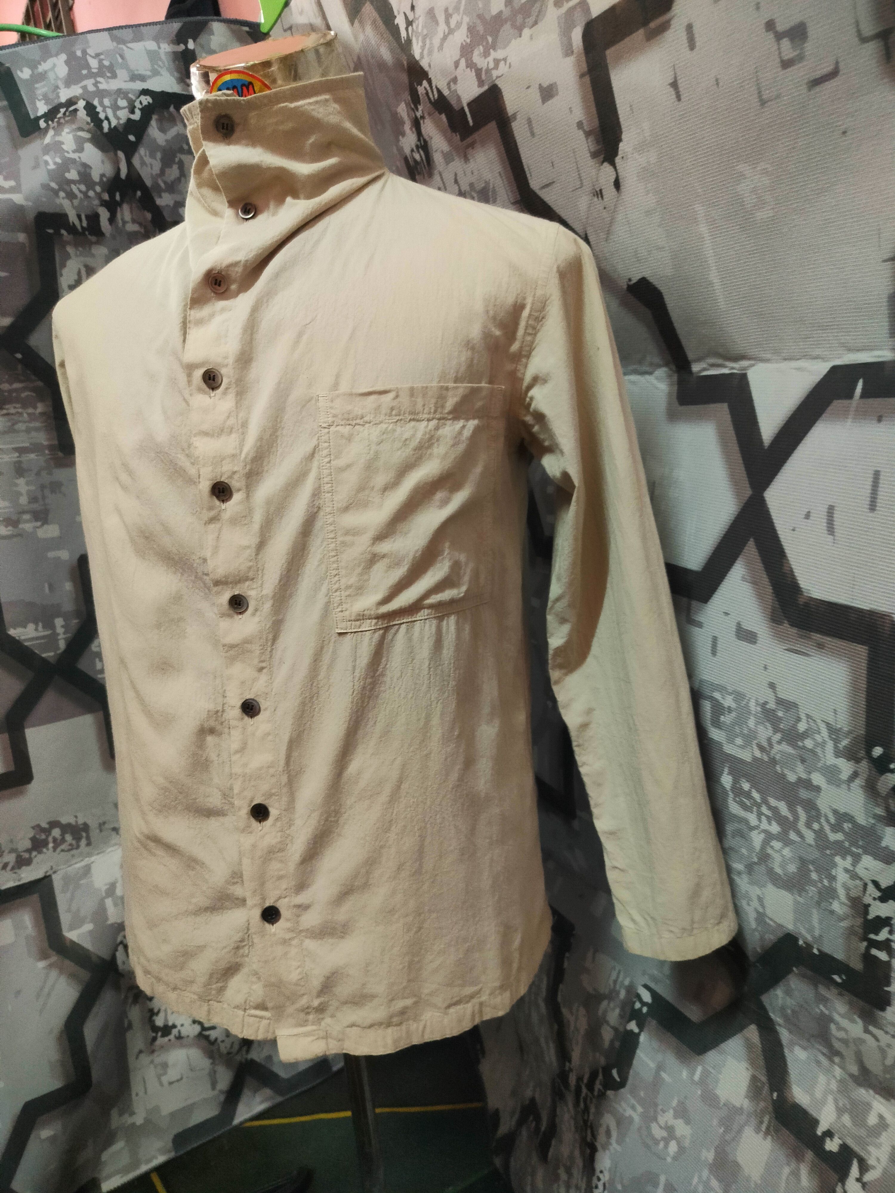 Issey Miyake PLANTATION BY ISSEY MIYAKE BUTTON UP SHIRT Size US M / EU 48-50 / 2 - 2 Thumbnail