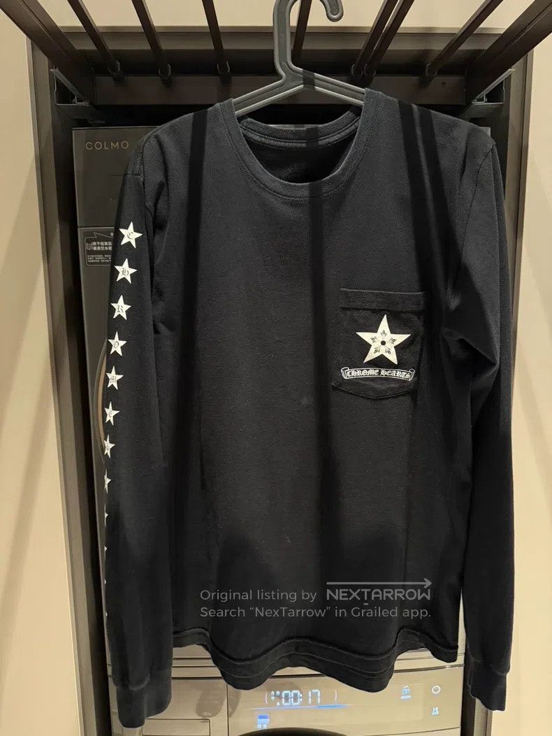 CHROME HEARTS Size M Pentagram Sanskrit Long Sleeves