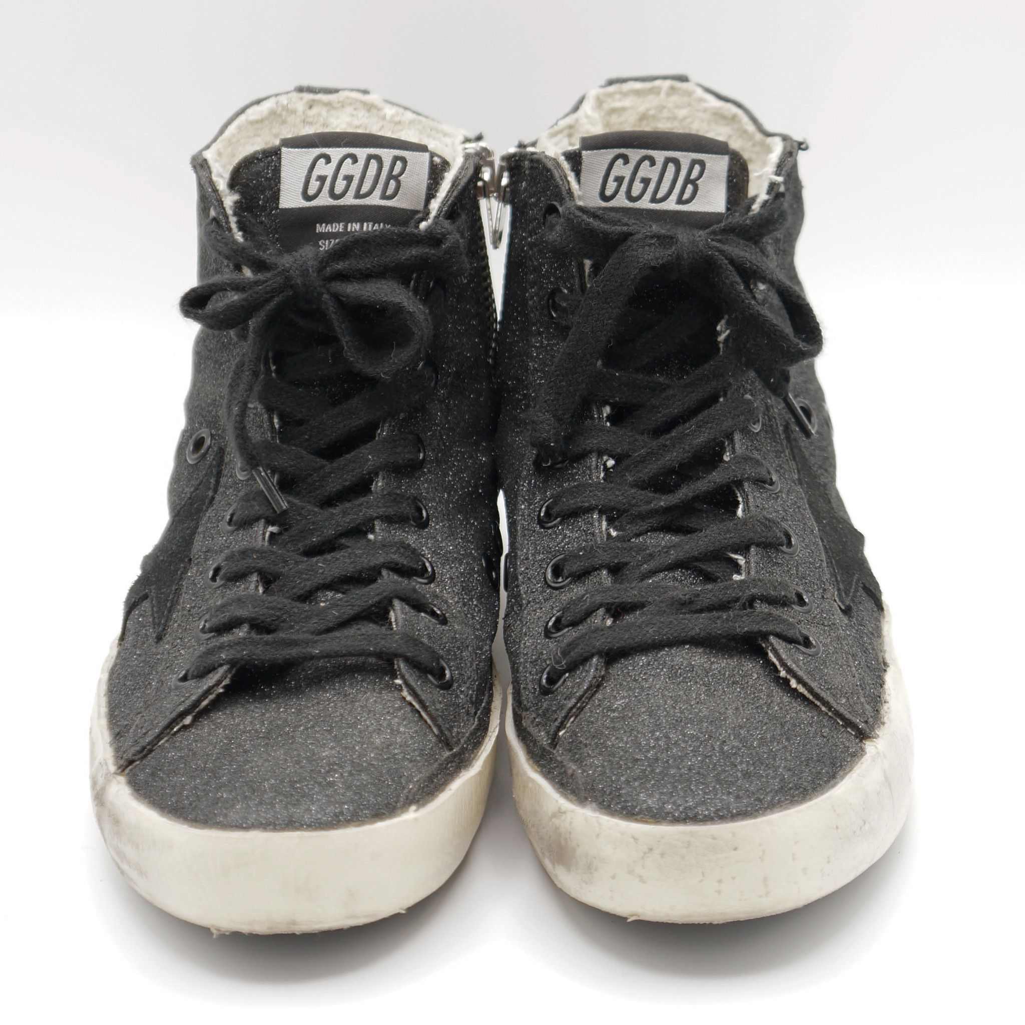 Golden Goose Francy Glitter Metallic Black Size US 6 / IT 36 - 8 Thumbnail