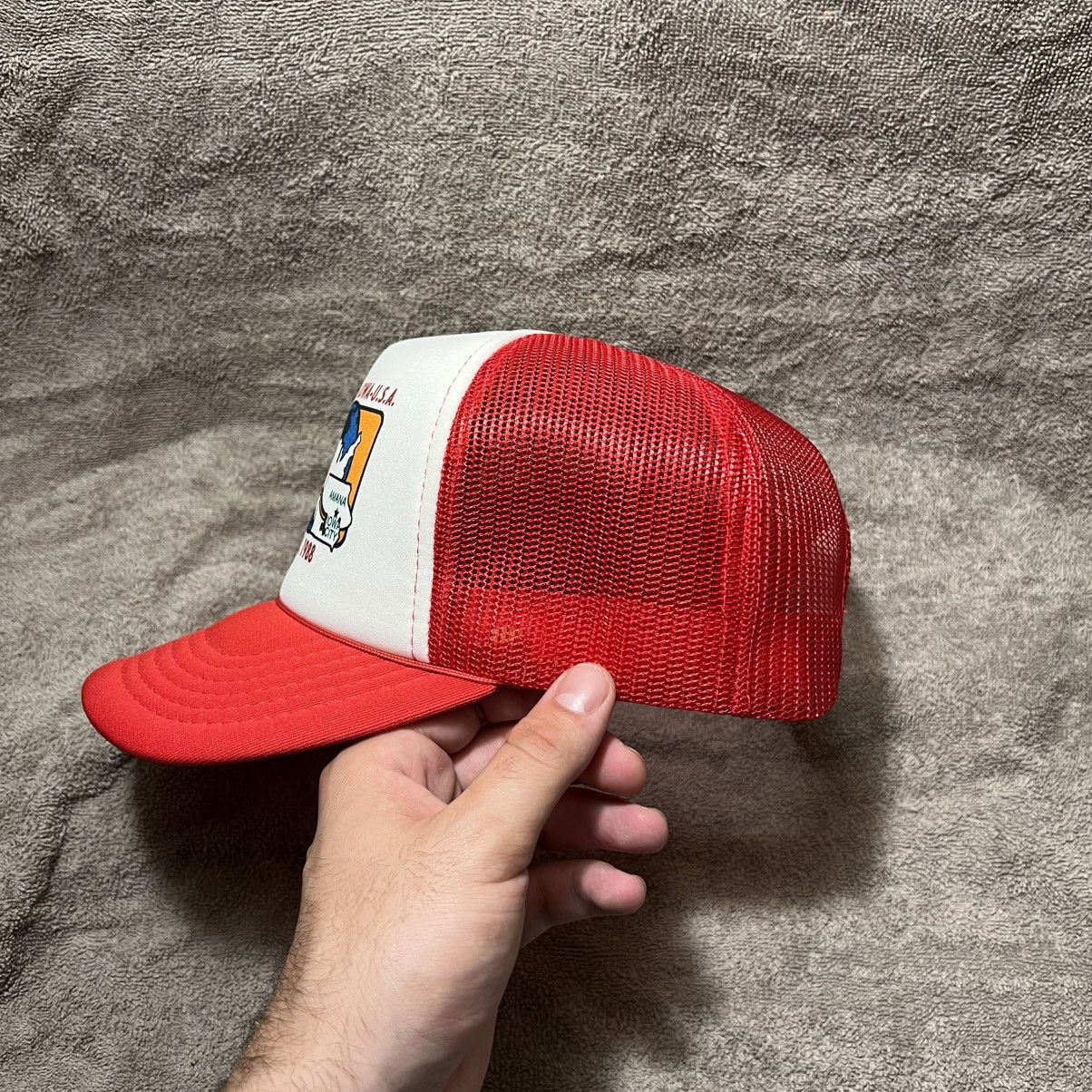Vintage Vintage 80s Ag Expo Mesh Trucker Hat Snapback Iowa City USA Size ONE SIZE - 5 Thumbnail