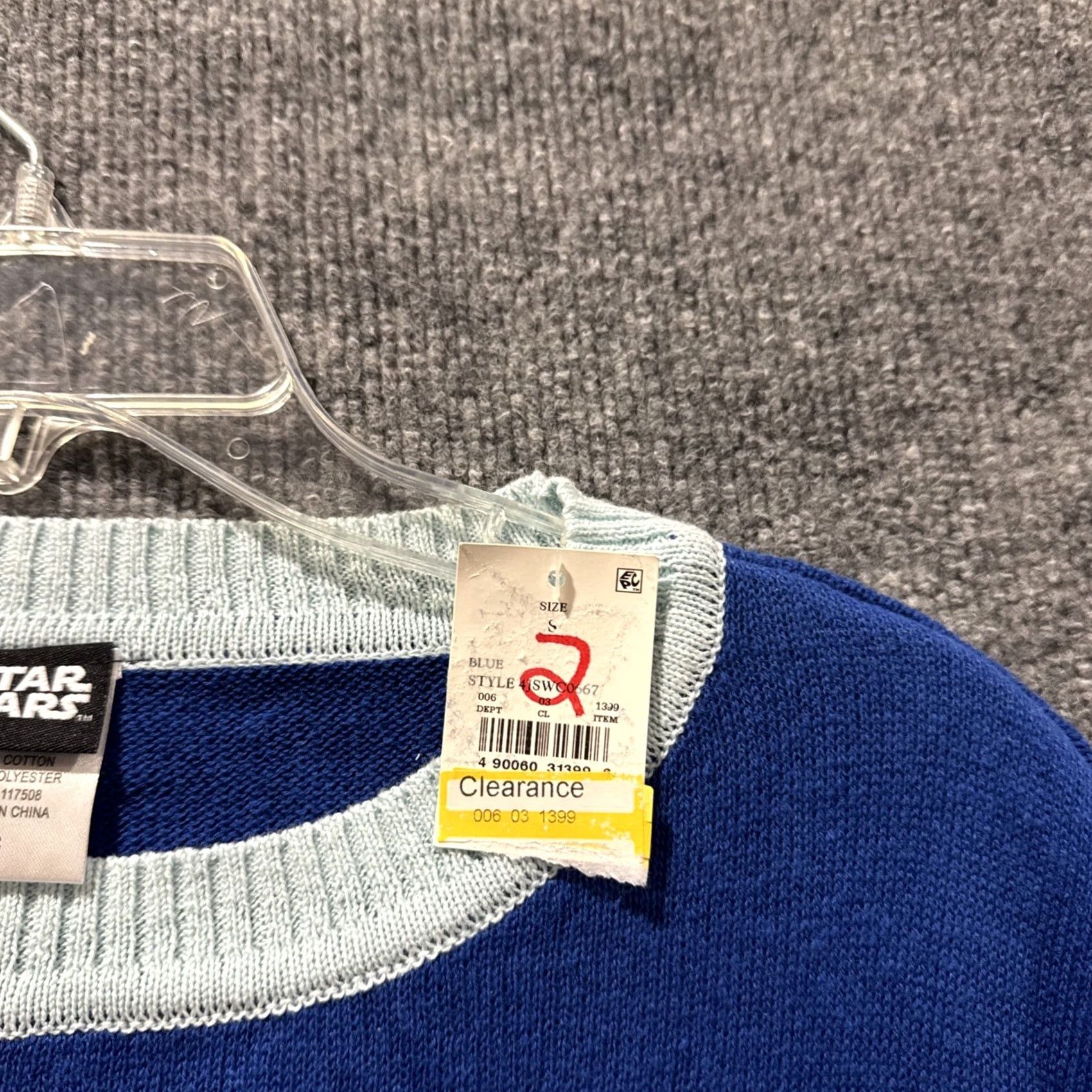 Star Wars VINTAGE Star Wars Sweater Women's Blue Crewneck Pullover Knit Size S Size S / US 4 / IT 40 - 5 Thumbnail
