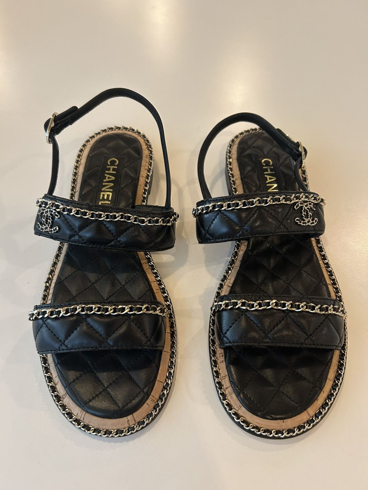 Chanel Chanel Quilted Slingback Size US 11 / IT 41 - 1 Thumbnail