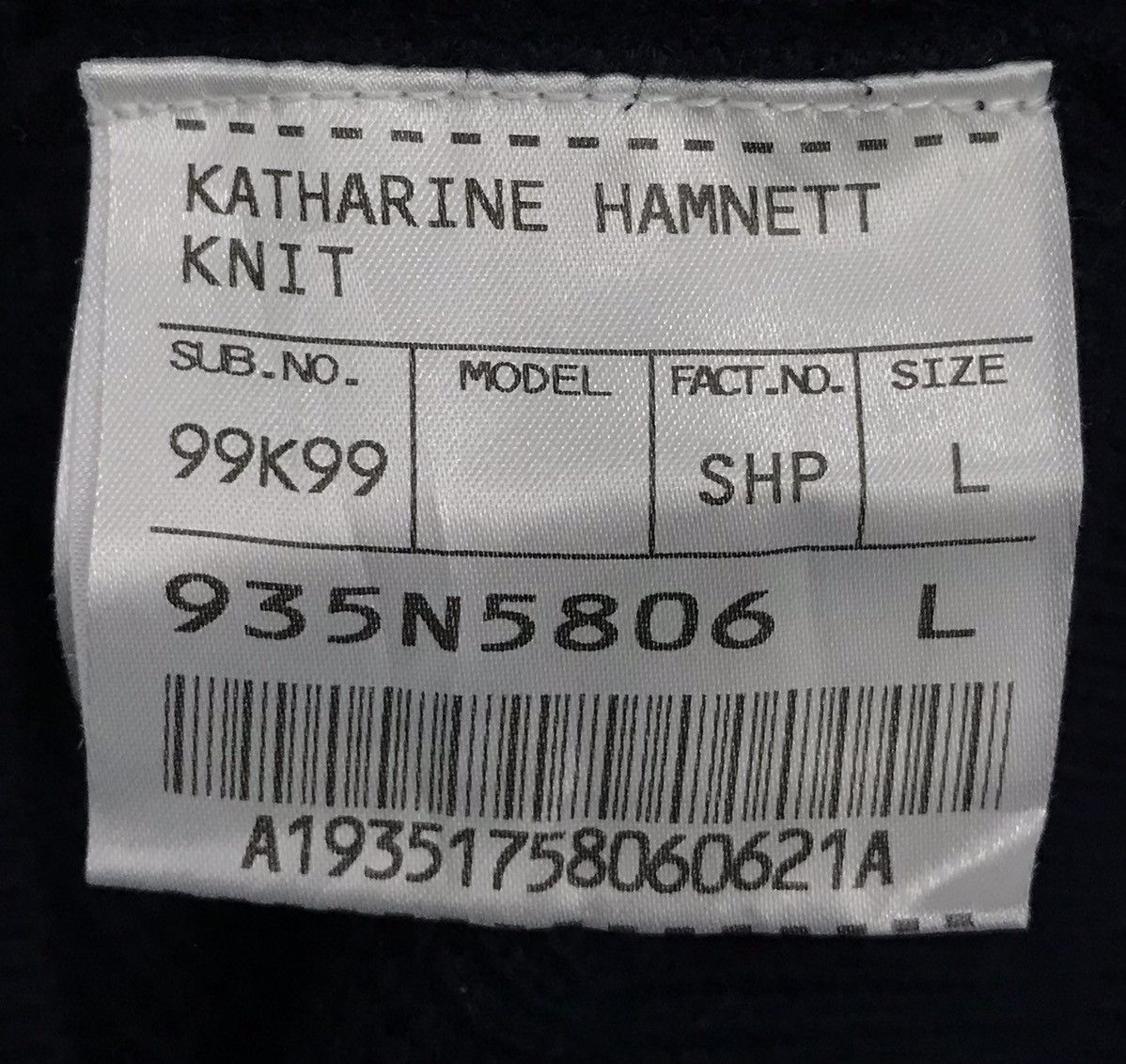 Katharine Hamnett London × Vintage Vintage Katharine Hamnett Lab Jacket Hoodie Size US L / EU 52-54 / 3 - 10 Thumbnail
