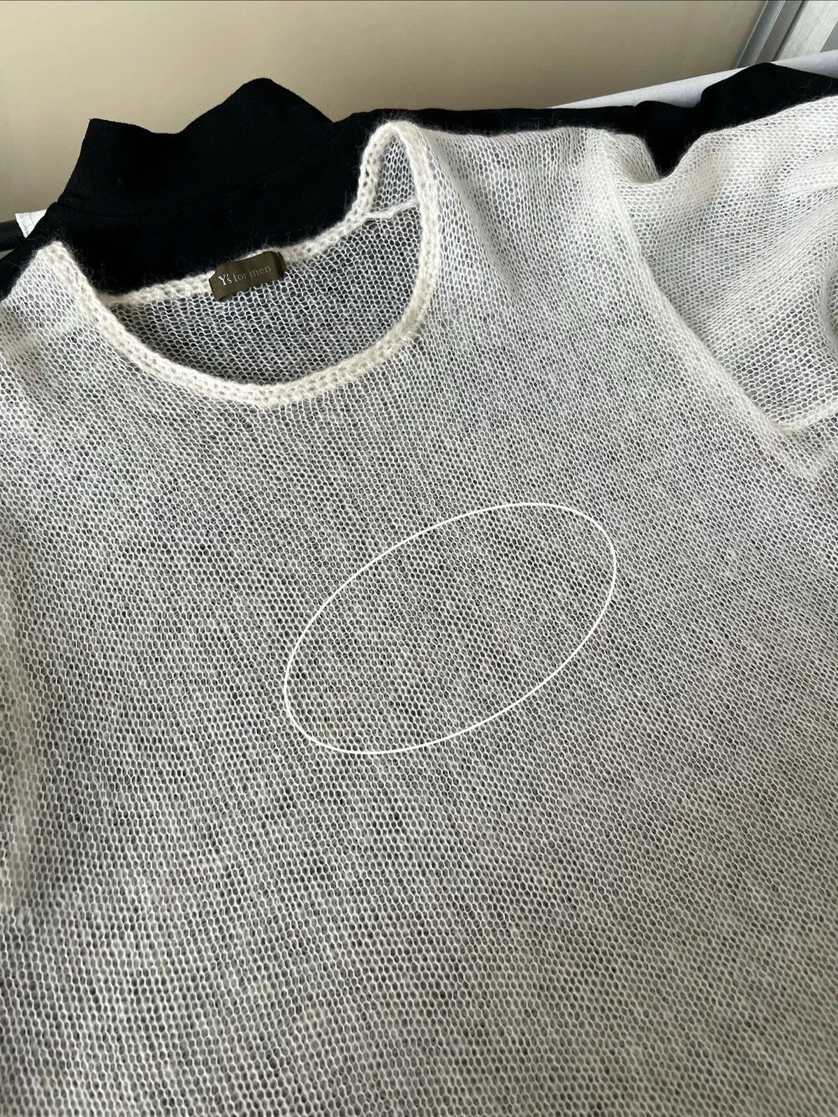 Y's for Men Y`s by Yohji Yamamoto Mesh Archive Wool Sweater Size 2 or M Size US M / EU 48-50 / 2 - 19 Thumbnail