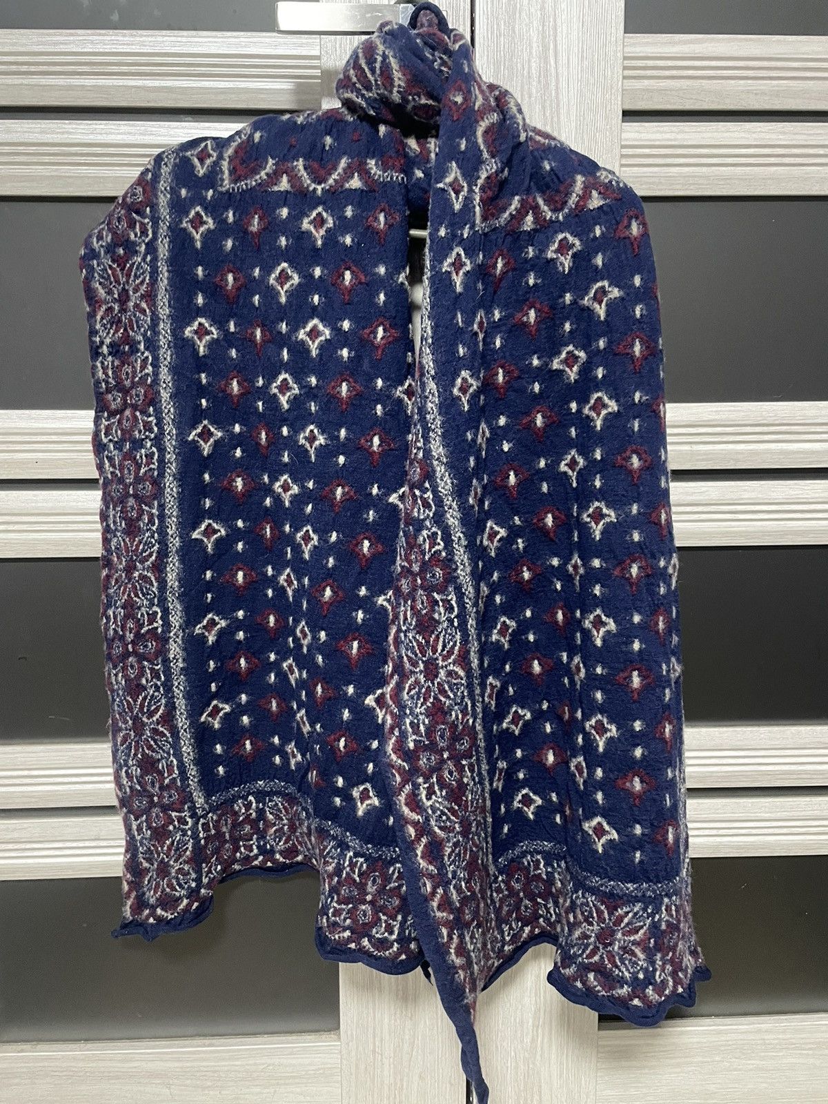 Kapital Archive Kapital Fulling Wool HAPPY Scarf Big Mama Size ONE SIZE - 4 Thumbnail