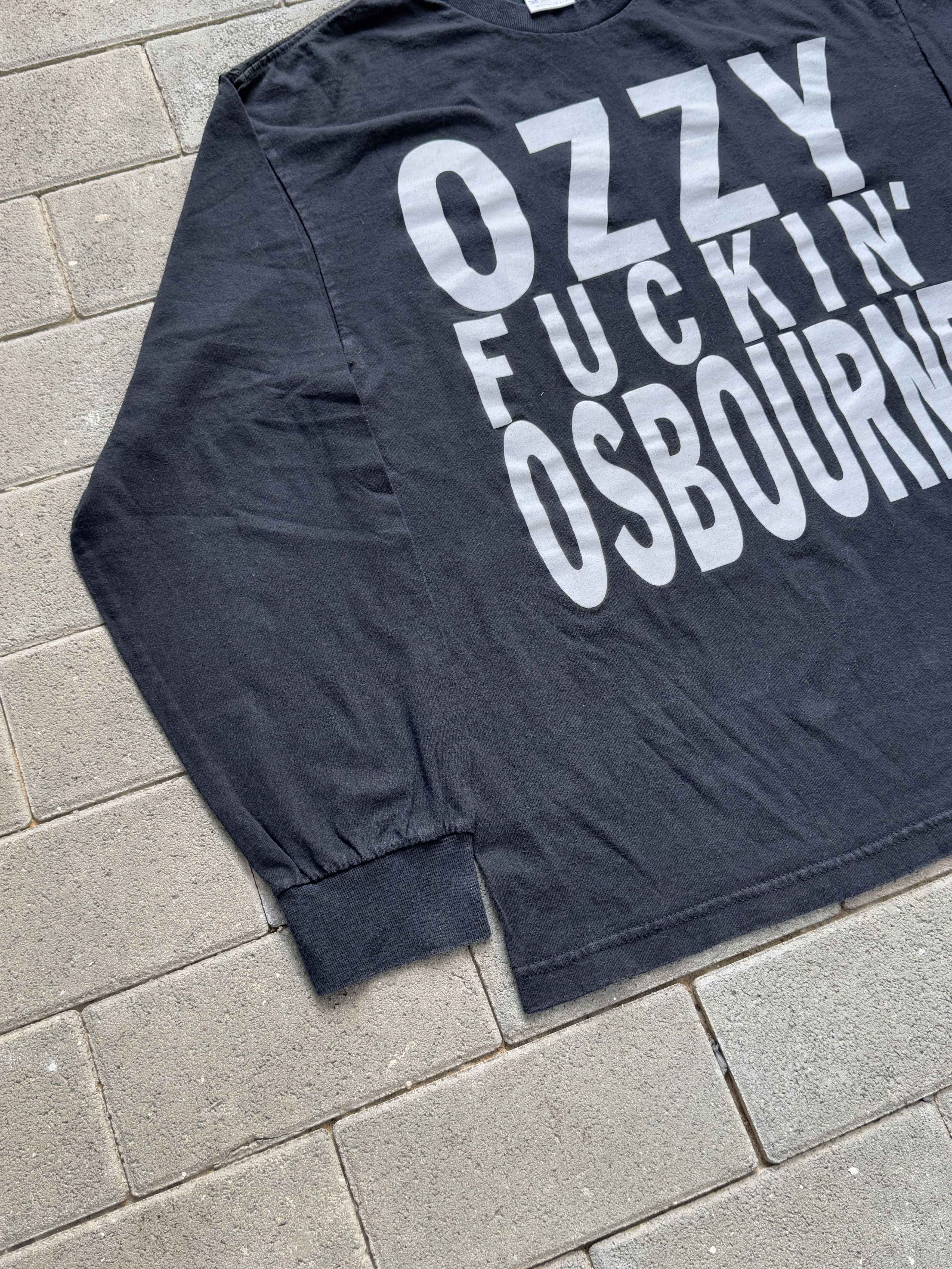 Ozzy Osbourne Vintage Ozzy Fuckin' Osbourne Long Sleeve Size US L / EU 52-54 / 3 - 6 Thumbnail