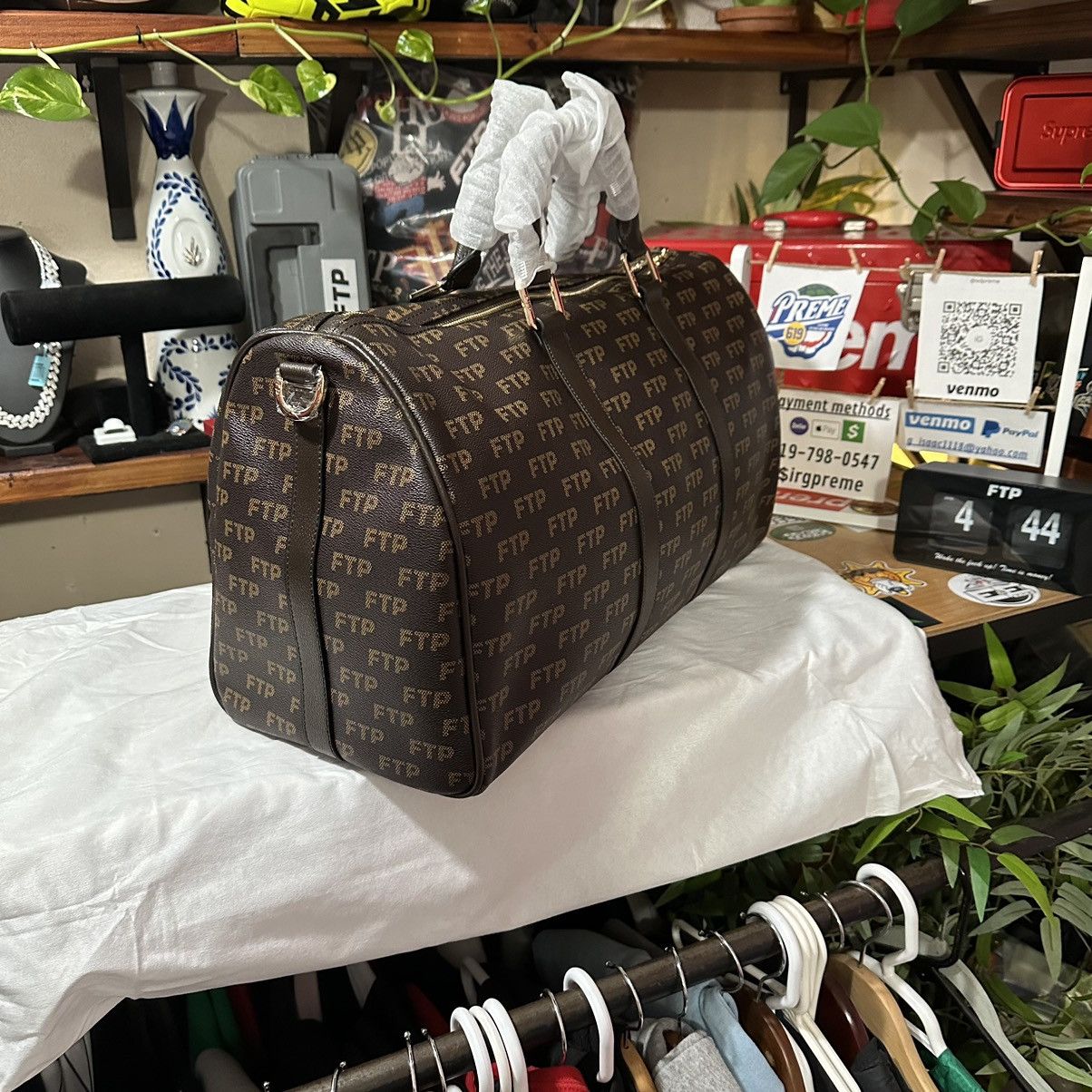 Fuck The Population FTP Brown Damier Duffle Bag Size ONE SIZE - 2 Thumbnail