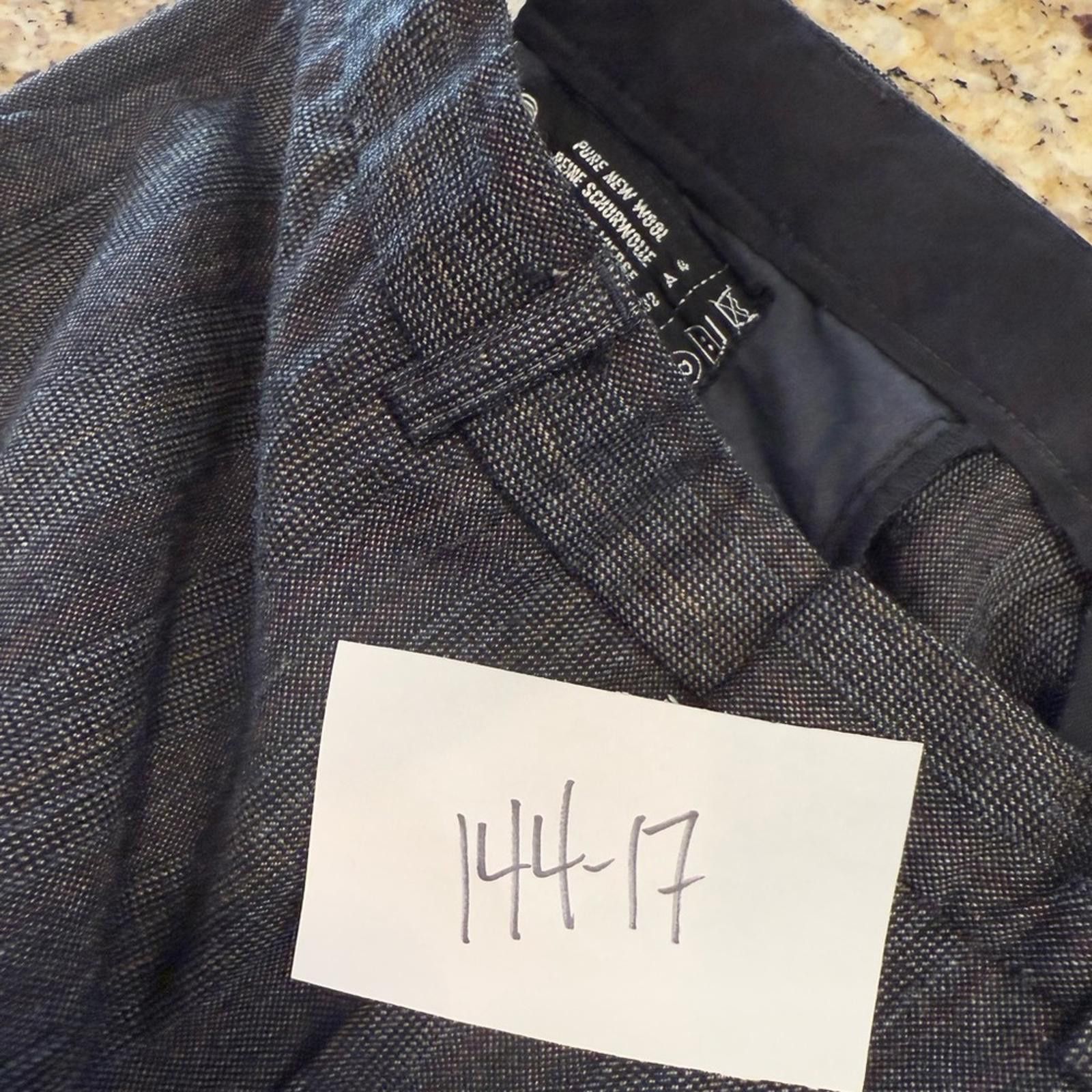 Other Gray plaid pure new wool trousers 32” waist FLAW Size 30" / US 8 / IT 44 - 11 Thumbnail