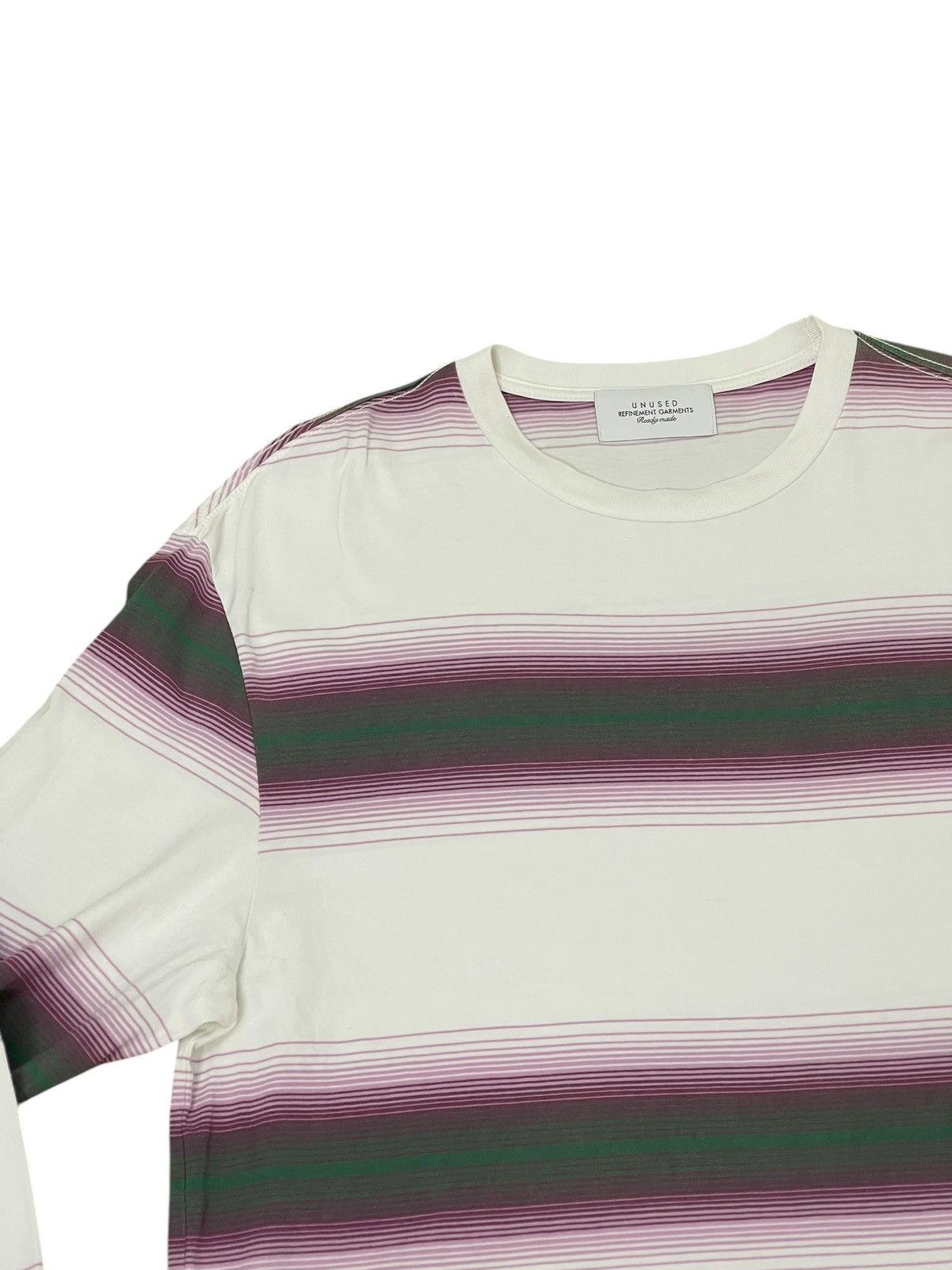 Unused Striped Shirt Unused Japan Ready Made Grunge 6🟩7 Size US M / EU 48-50 / 2 - 7 Thumbnail