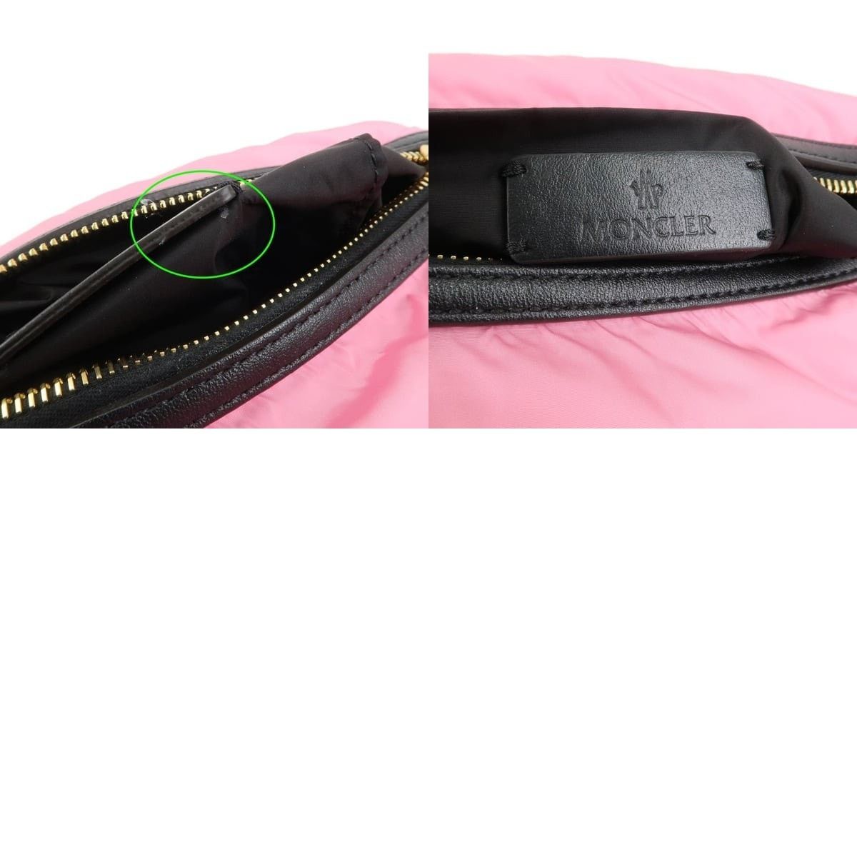 Moncler Moncler Keoni Nylon Shoulder Bag Pink Size ONE SIZE - 5 Thumbnail
