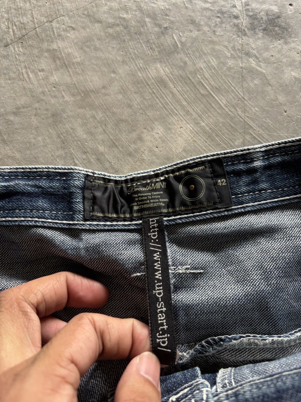 PPFM DOUBLE WAIST BREATHMINT DISTRESSED JAPANESE MULTIZIPPER PUNK Size US 31 - 5 Thumbnail