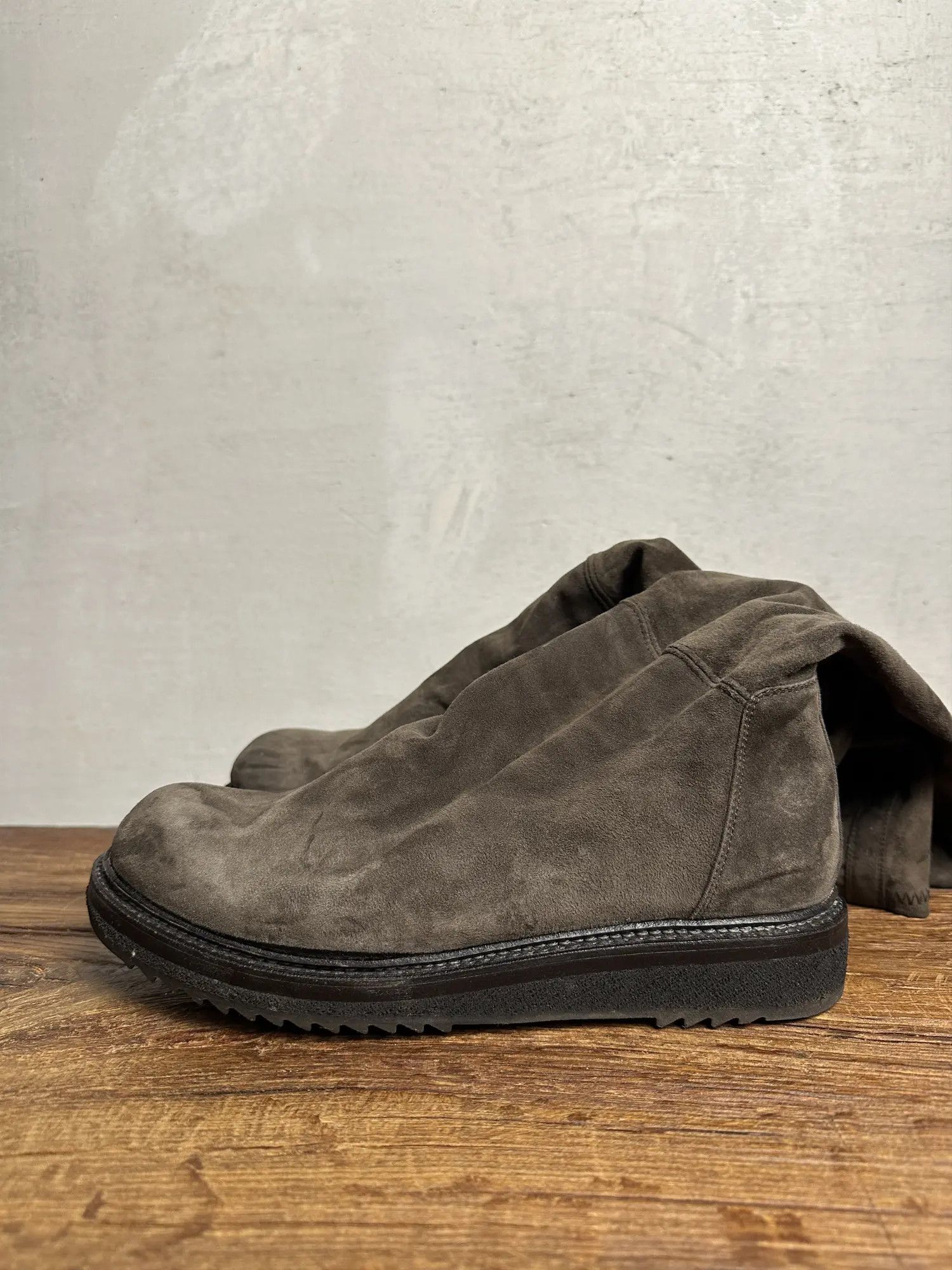 Rick Owens Rick Owens FW15 Sphinx Creeper High Knee Boots Size US 7 / IT 37 - 4 Thumbnail