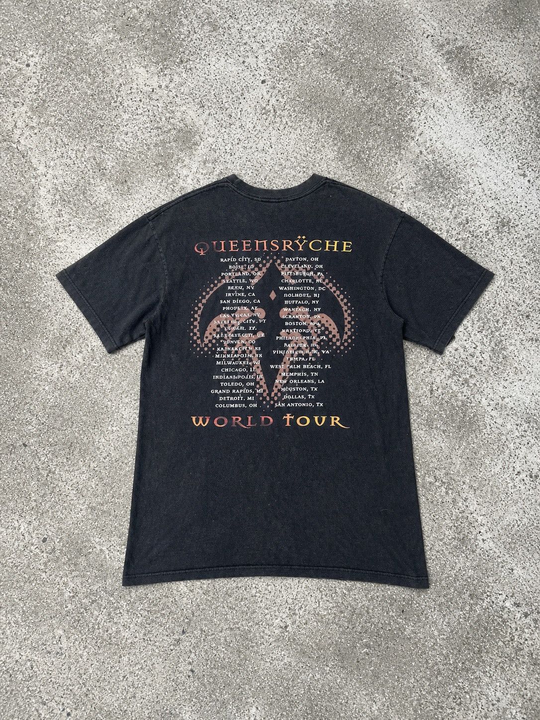 Band Tees Vintage 90's Queensryche American Metal Band World Tour Tees Size US L / EU 52-54 / 3 - 2 Thumbnail