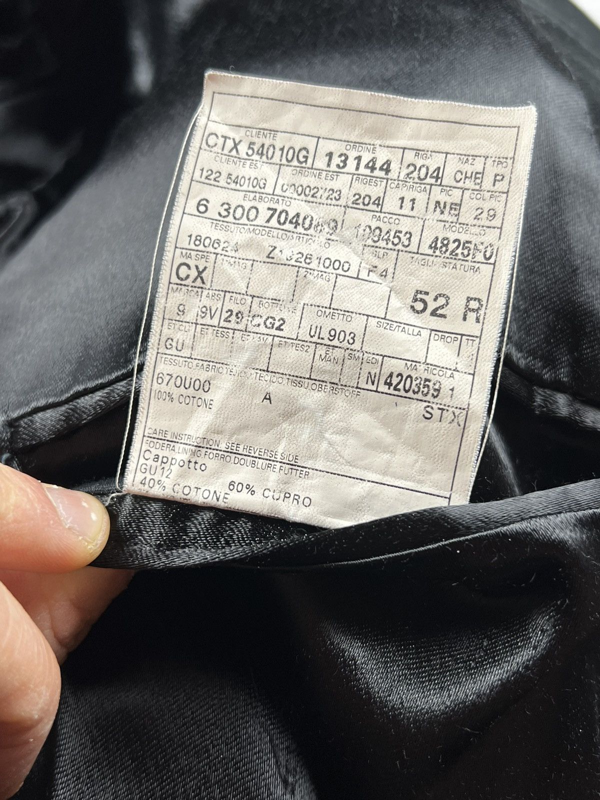 Gucci Gucci Double Breasted Black Coat Size L Size US L / EU 52-54 / 3 - 12 Thumbnail