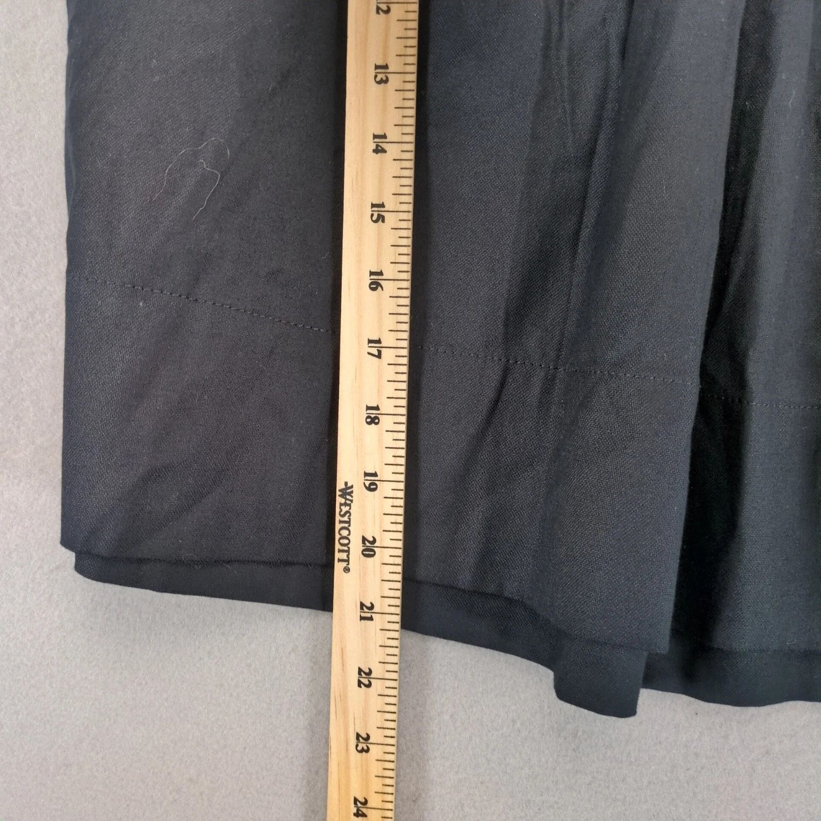Ann Taylor NWT Ann Taylor Loft Black Pleated A-Line Mini Skirt Sz 12 Size 34" / US 12 / IT 48 - 4 Thumbnail
