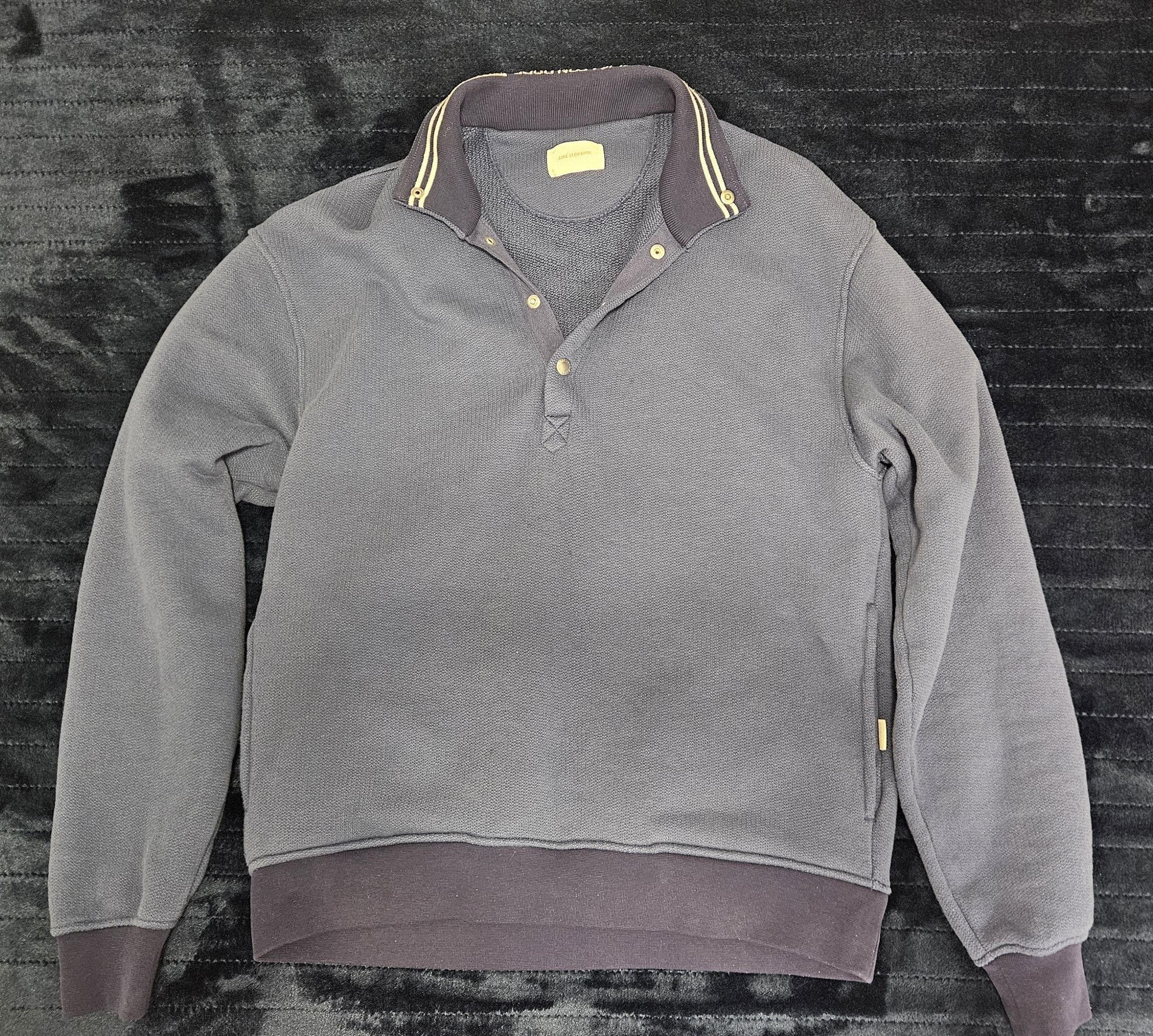 Aime Leon Dore Jacquard Collar Snap Pullover Size US S / EU 44-46 / 1 - 1 Thumbnail