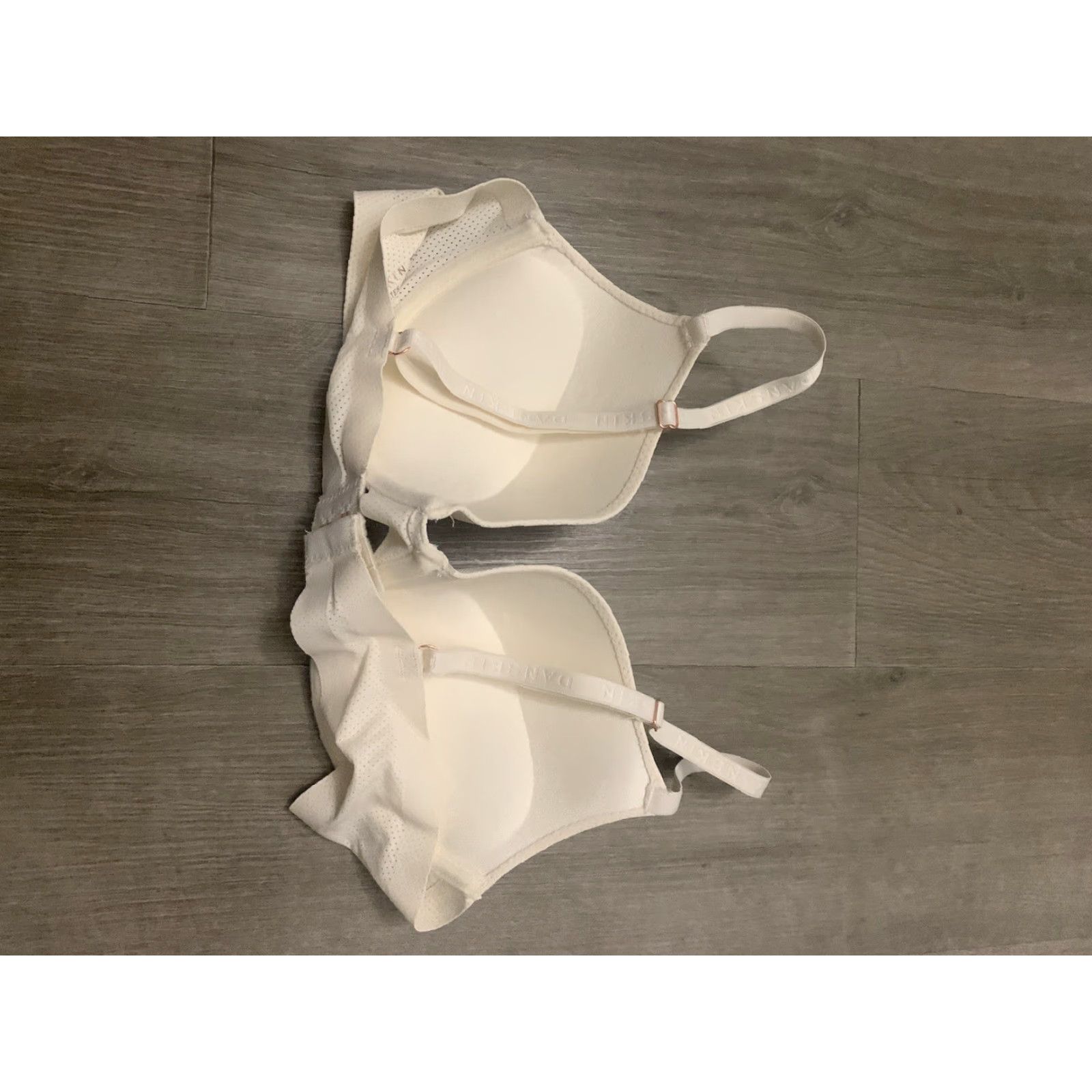 Vintage DANSKIN INTIMATES 36B White Push Up Bra Size ONE SIZE - 3 Thumbnail