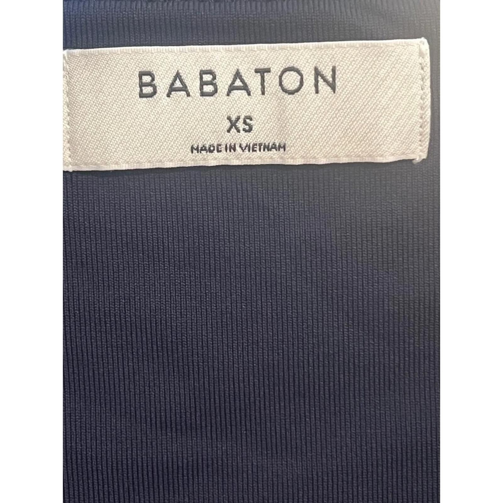 Other BABATON Bodysuit XS Navy blue Long Sleeve Modern Square Neck Size XS / US 0-2 / IT 36-38 - 4 Thumbnail