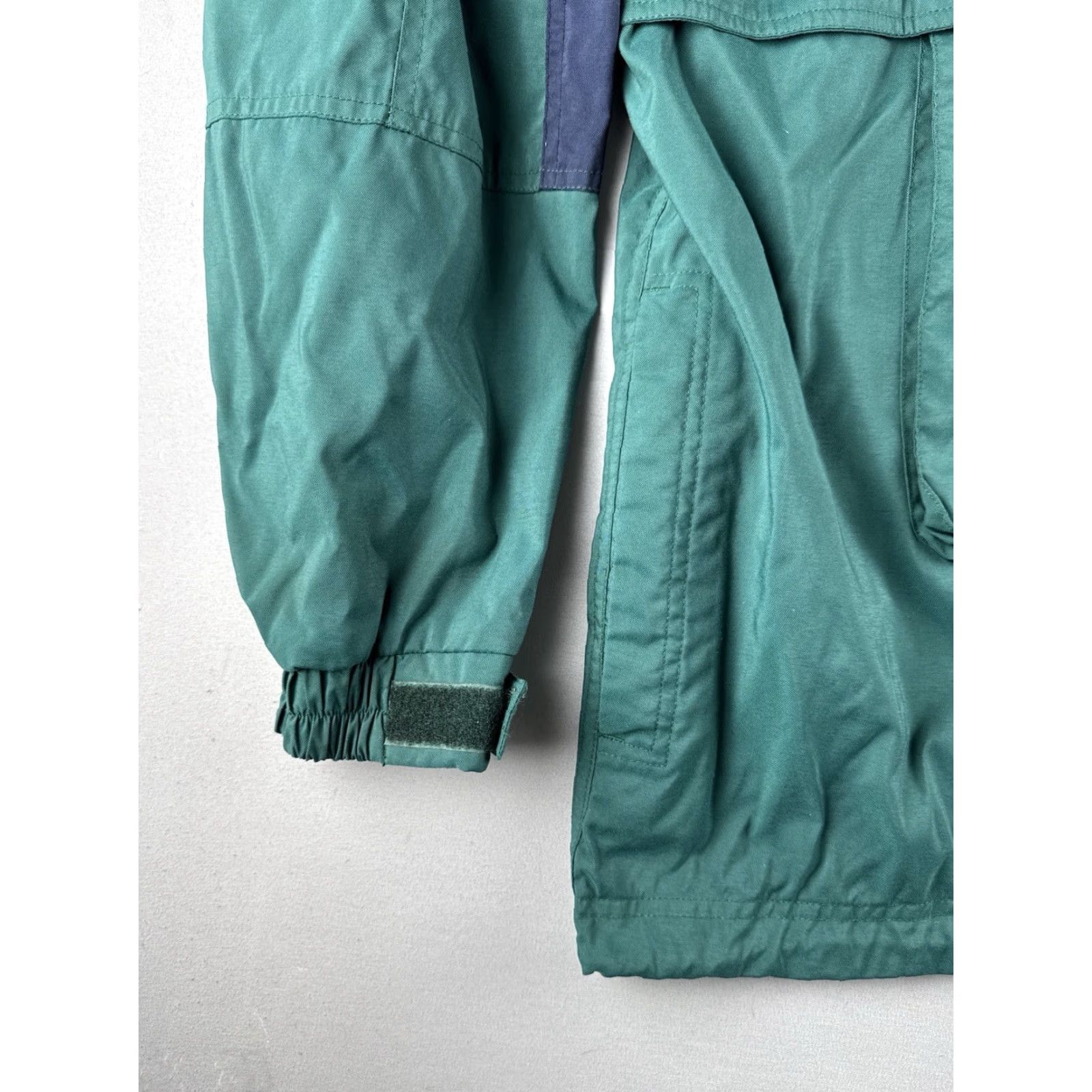 Eddie Bauer VINTAGE Eddie Bauer EBTEK Anorak Jacket Stowaway Hood Teal Small Mens Jacket Size US S / EU 44-46 / 1 - 7 Thumbnail