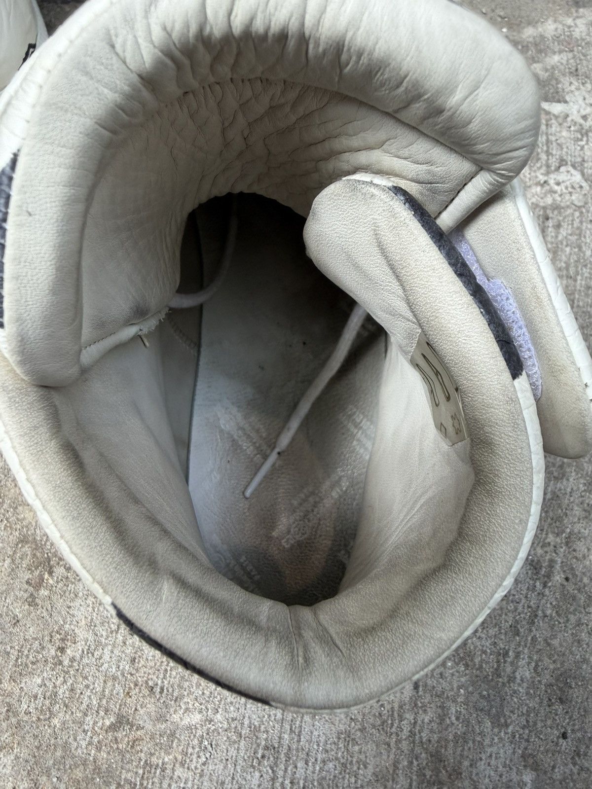 Maison Margiela FW15 Maison Margiela Crinkled Numerical Future High Tops Size US 8 / EU 41 - 7 Thumbnail