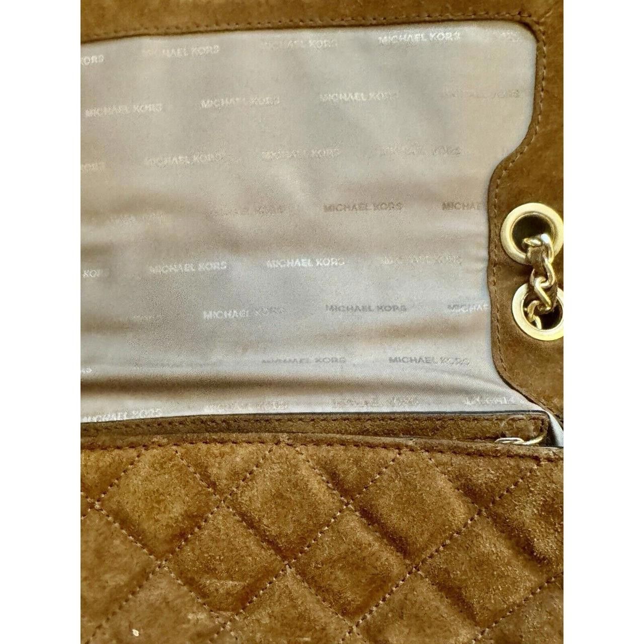 Designer Women's Brown and Gold Bag Size ONE SIZE - 7 Thumbnail