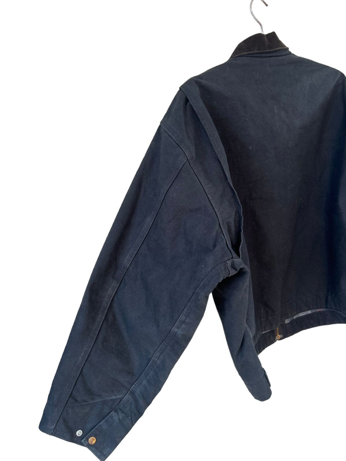 Carhartt Vintage 90s Carhartt Detroit Dusty Black Denim Jacket XXL Size US XXL / EU 58 / 5 - 18 Thumbnail