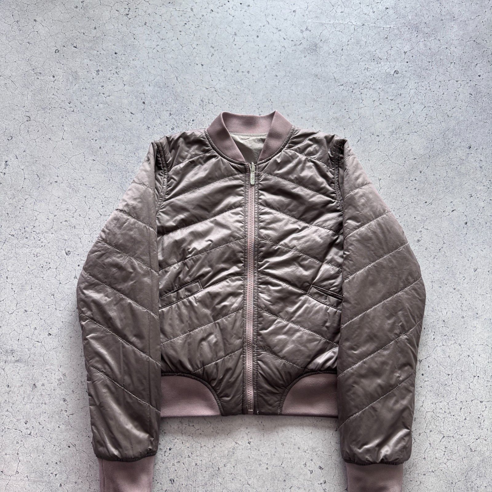 Lululemon Lululemon Metallic Rose Zip Bomber Jacket Reversible Size S / US 4 / IT 40 - 3 Thumbnail