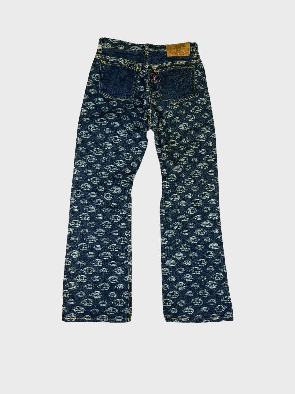 Japanese Brand Flare OZONE COMMUNITY Overpinted Hysteric Glamour Style Size US 28 / EU 44 - 2 Thumbnail