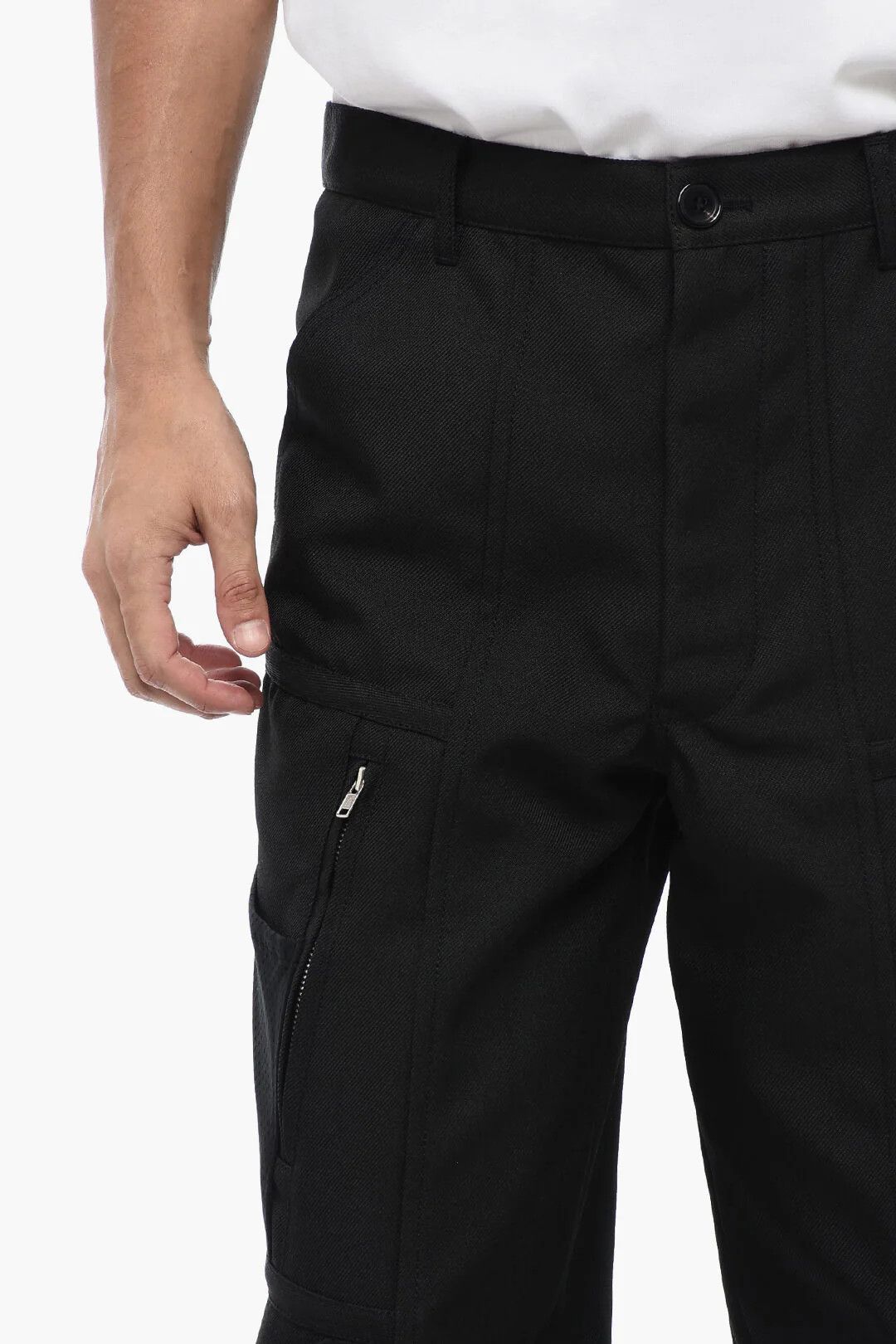 Comme des Garcons og1mm0326 Twill Cargo Pant in Black Size US 30 / EU 46 - 3 Thumbnail