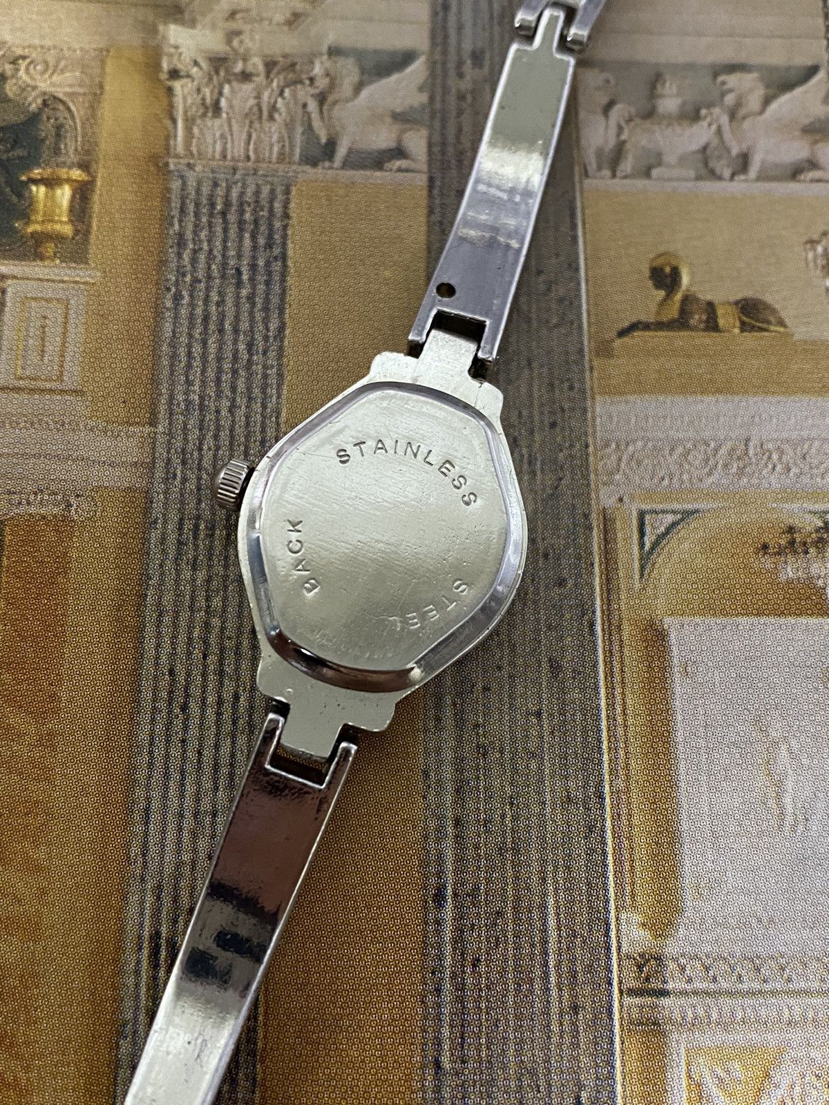Jewelry Women's Silver Tone Watch, Quartz, with Bracelet Rhinestones Size ONE SIZE - 5 Thumbnail