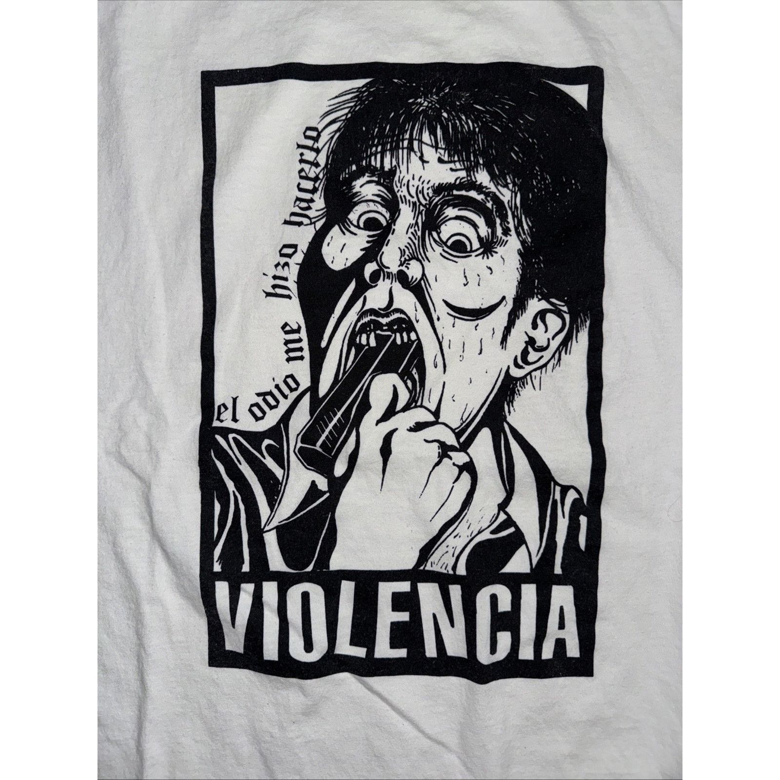 Band Tees × Vintage Mexican Punk Graphic T-Shirt XXL 24x29 Band Tee Art Grunge Size US XXL / EU 58 / 5 - 2 Thumbnail