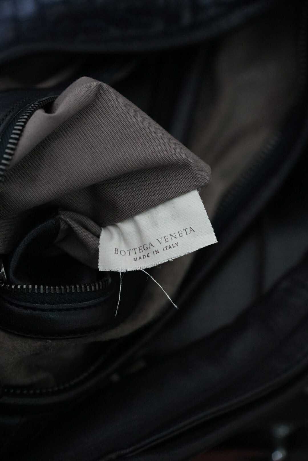 Bottega Veneta Bottega Veneta Belly Hobo Bag Intrecciato Black Leather Size ONE SIZE - 12 Thumbnail