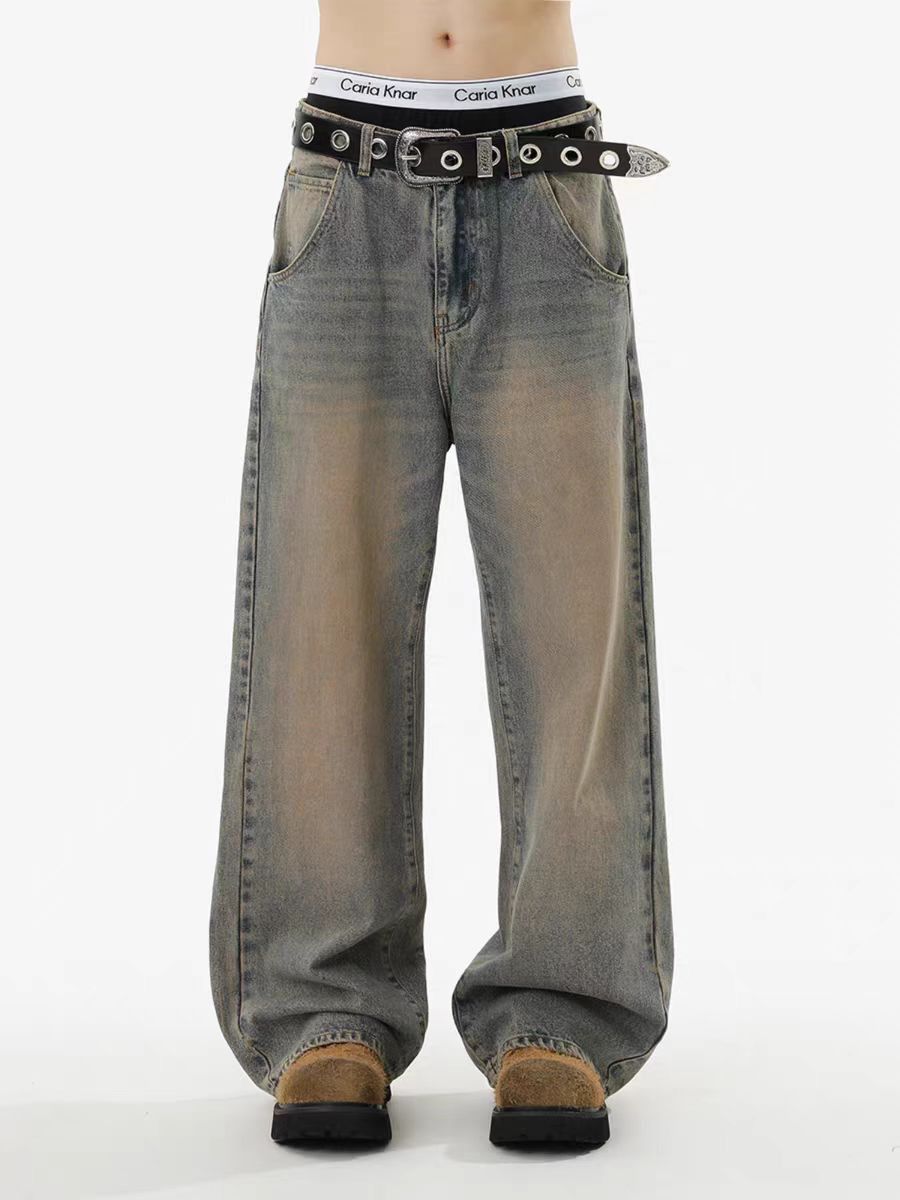 Japanese Brand × Jean High Street Washed Vintage Loose Jeans Size US 34 / EU 50 - 3 Thumbnail