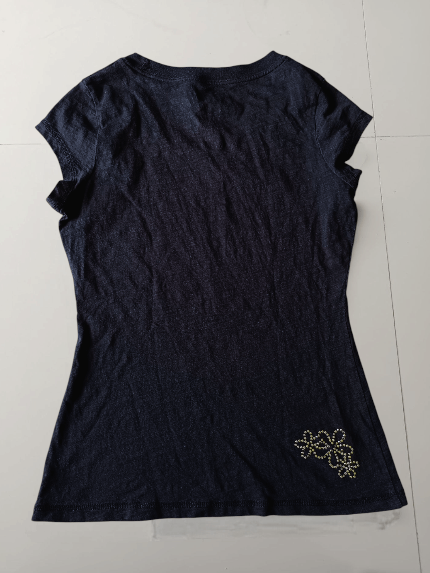 Body Glove BODY GLOVE Black & Gold Embellished Peplum Halter Top Size US M / EU 48-50 / 2 - 5 Thumbnail