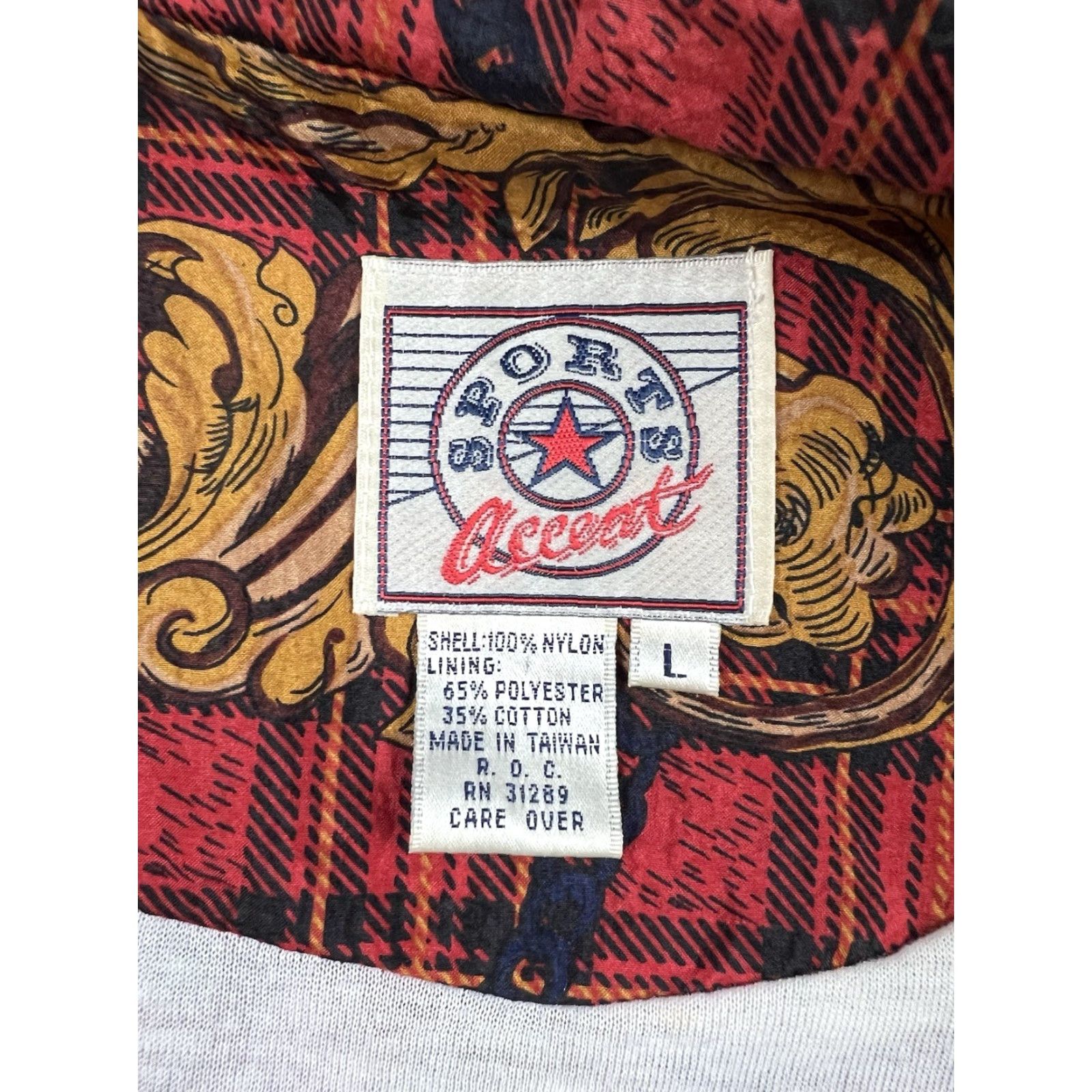 Vintage VINTAGE Equestrian Windbreaker Jacket Womens Red Plaid Full Zip L Size L / US 10 / IT 46 - 5 Thumbnail