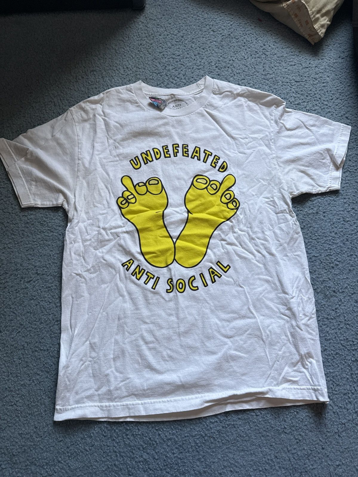 Anti Social Social Club × Undefeated Undefeated x Anti Social Social Club White Tee Size US L / EU 52-54 / 3 - 1 Thumbnail