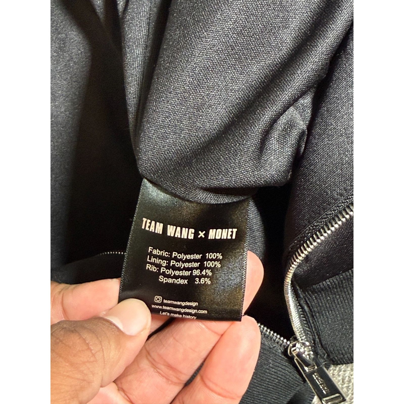 Monet × TEAM WANG Team Wang X Monet Jackson Wang Full Zip Neoprene Jacket Rare Size US L / EU 52-54 / 3 - 9 Thumbnail