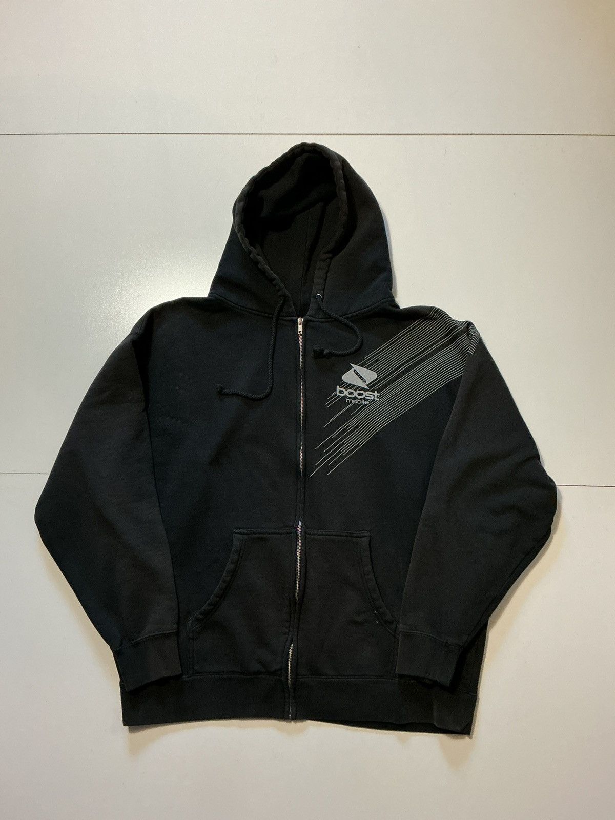 Independent Trading Co. Vintage Y2K Boost Mobile Independent Trading Co Zip Hoodie Size US XL / EU 56 / 4 - 1 Thumbnail