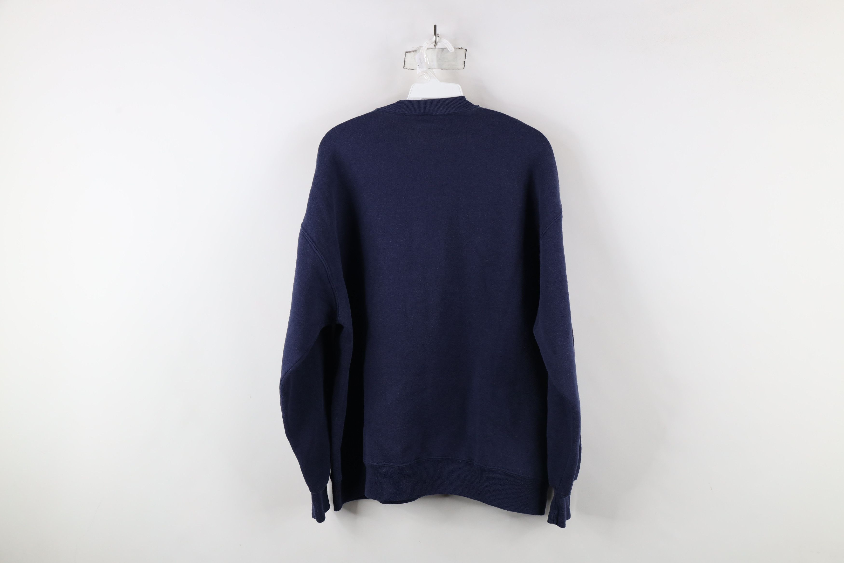 Vintage Vintage 90s Streetwear Faded Blank Crewneck Sweatshirt USA Size US XL / EU 56 / 4 - 10 Thumbnail