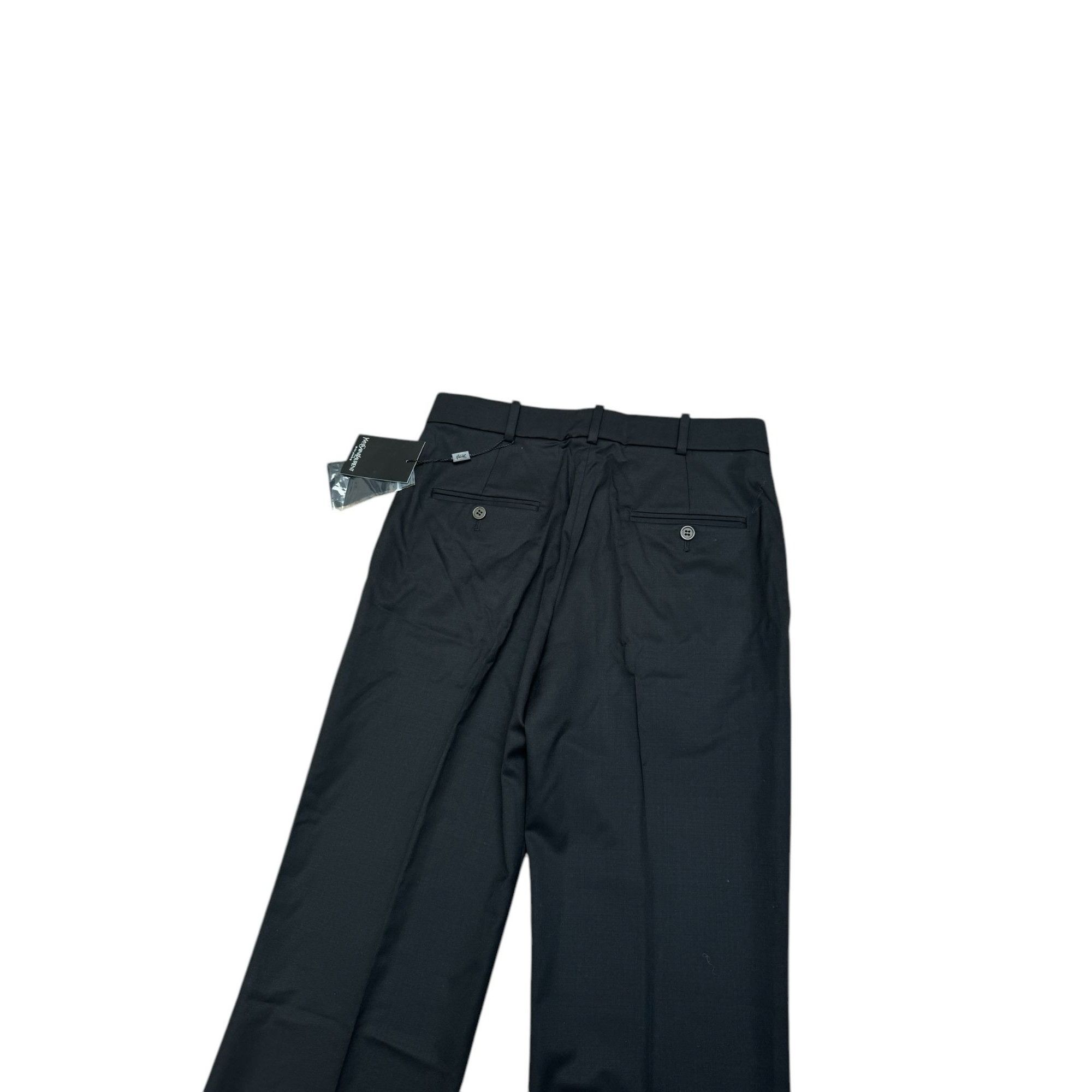 Yves Saint Laurent Black Saharian Wool Suit Size XS / US 0-2 / IT 36-38 - 11 Thumbnail