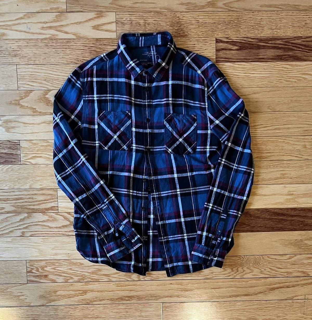 Allsaints AllSaints Check Flannel Shirt Size US L / EU 52-54 / 3 - 6 Thumbnail