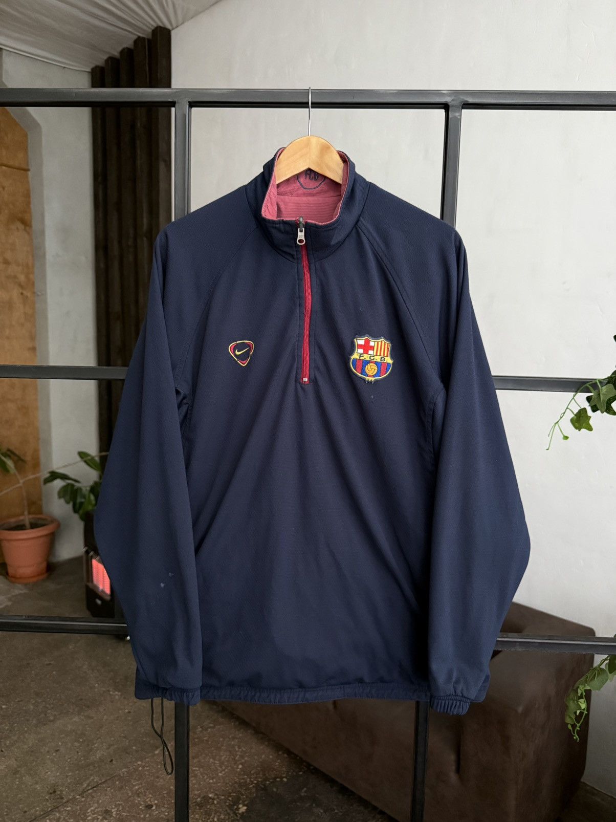 Nike Vintage Nike FC Barcelona Football Jacket Soccer Track Top Size US L / EU 52-54 / 3 - 1 Thumbnail