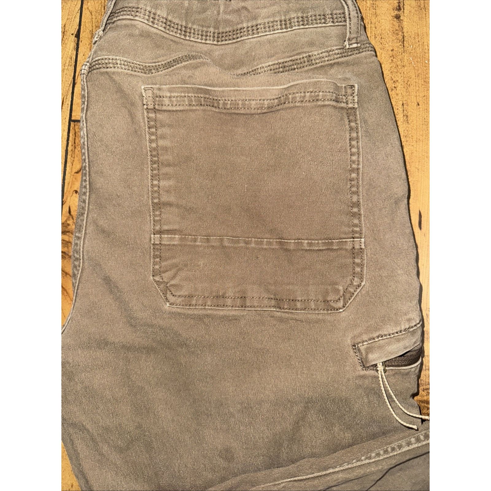 Weatherproof Weatherproof Vintage Carpenter Work Pants Taupe 36x30 USA Size US 36 / EU 52 - 2 Thumbnail