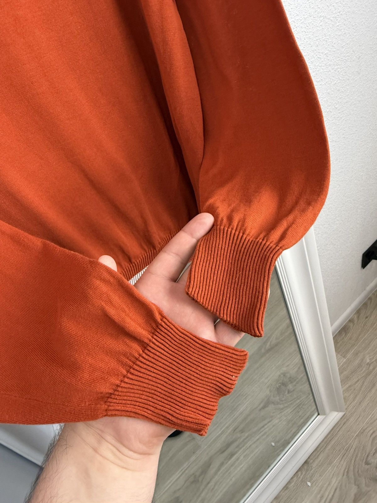Salvatore Ferragamo Salvatore Ferragamo Sweater Pullover LongSleeve Polo Size: L Size US L / EU 52-54 / 3 - 10 Thumbnail