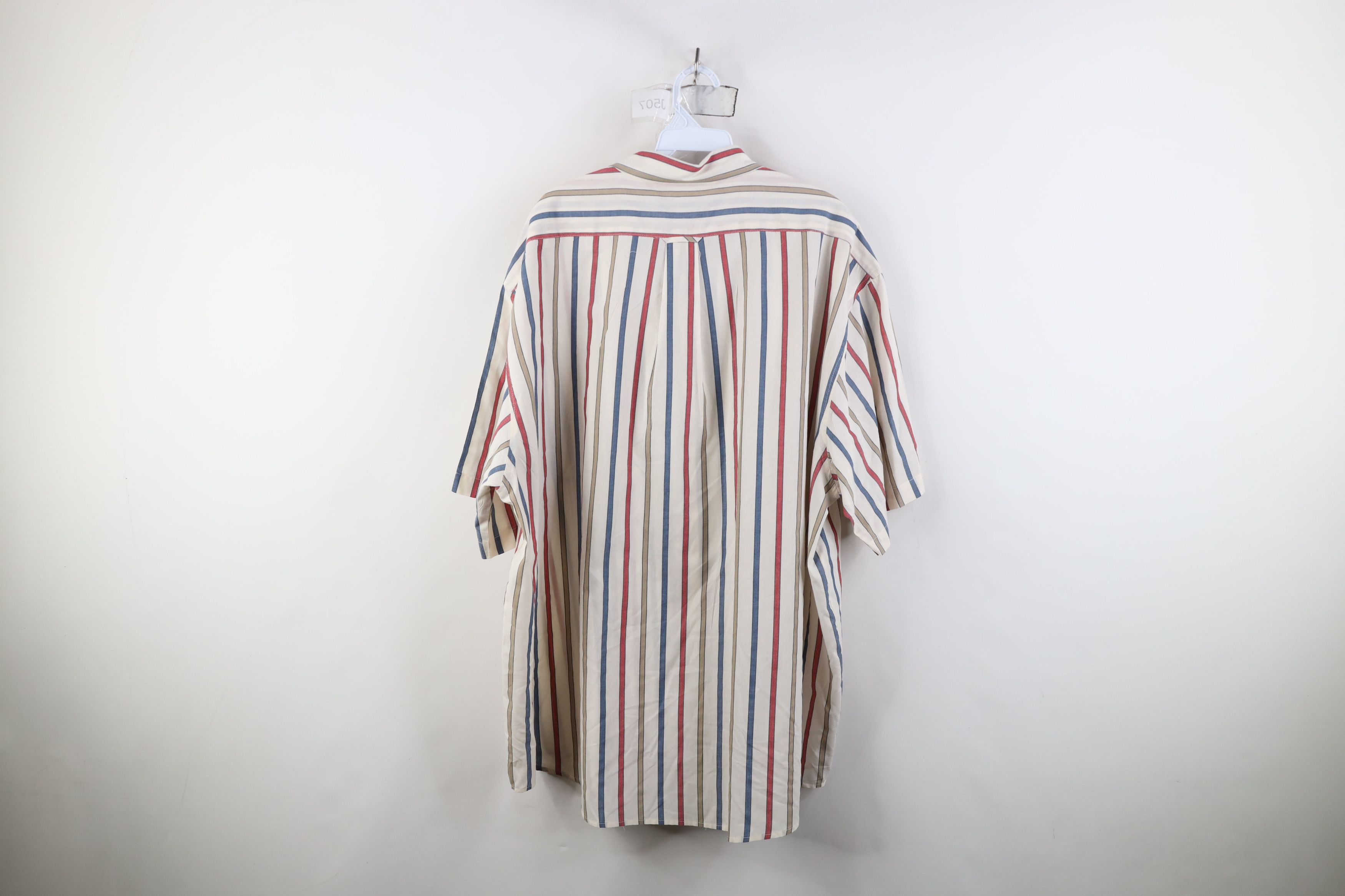 Vintage Vintage 90s Streetwear Short Sleeve Collared Button Shirt Size US XXL / EU 58 / 5 - 10 Thumbnail