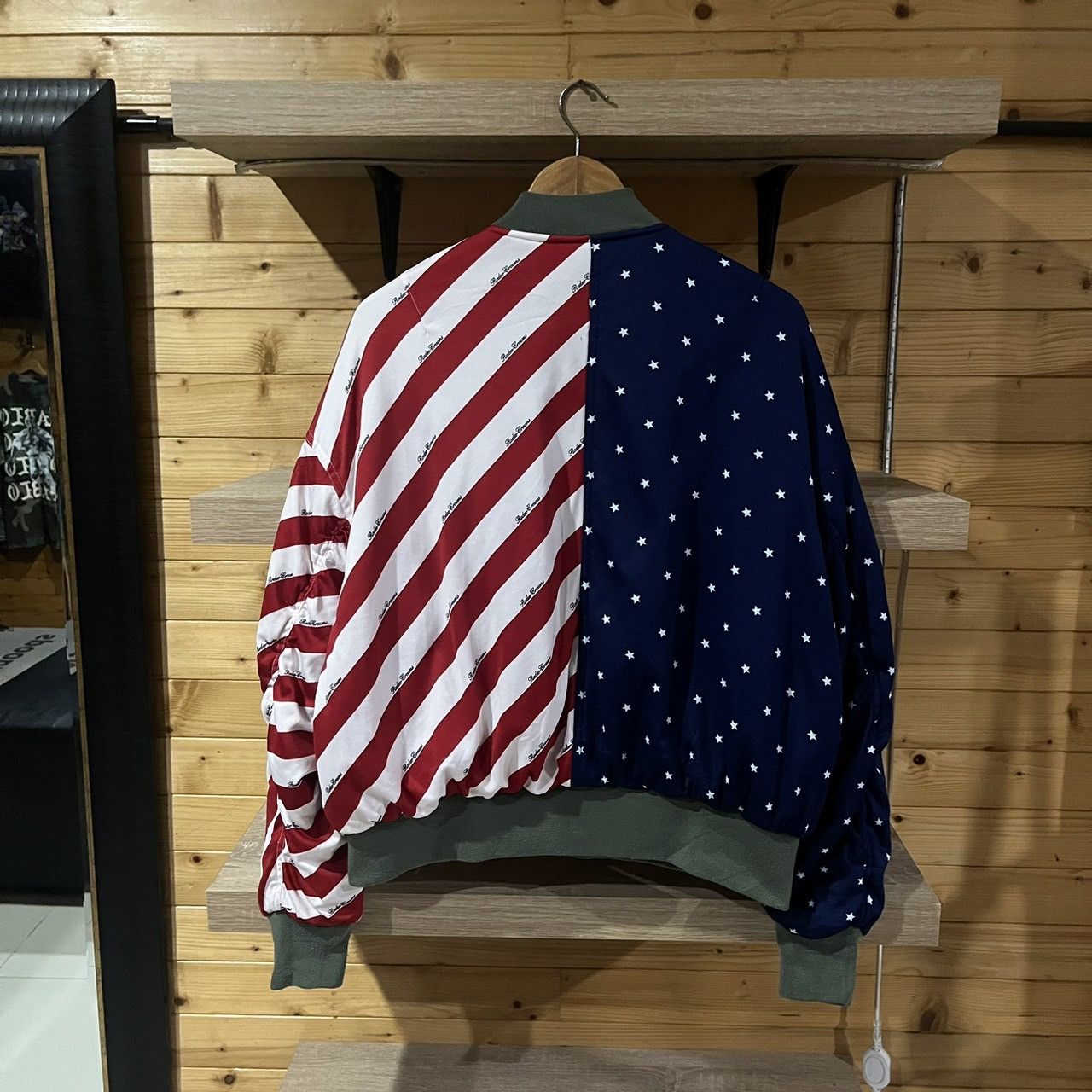 Japanese Brand Rodeo Crowns USA Flag Ma-1 Reversible Bomber Jacket Size US M / EU 48-50 / 2 - 2 Thumbnail