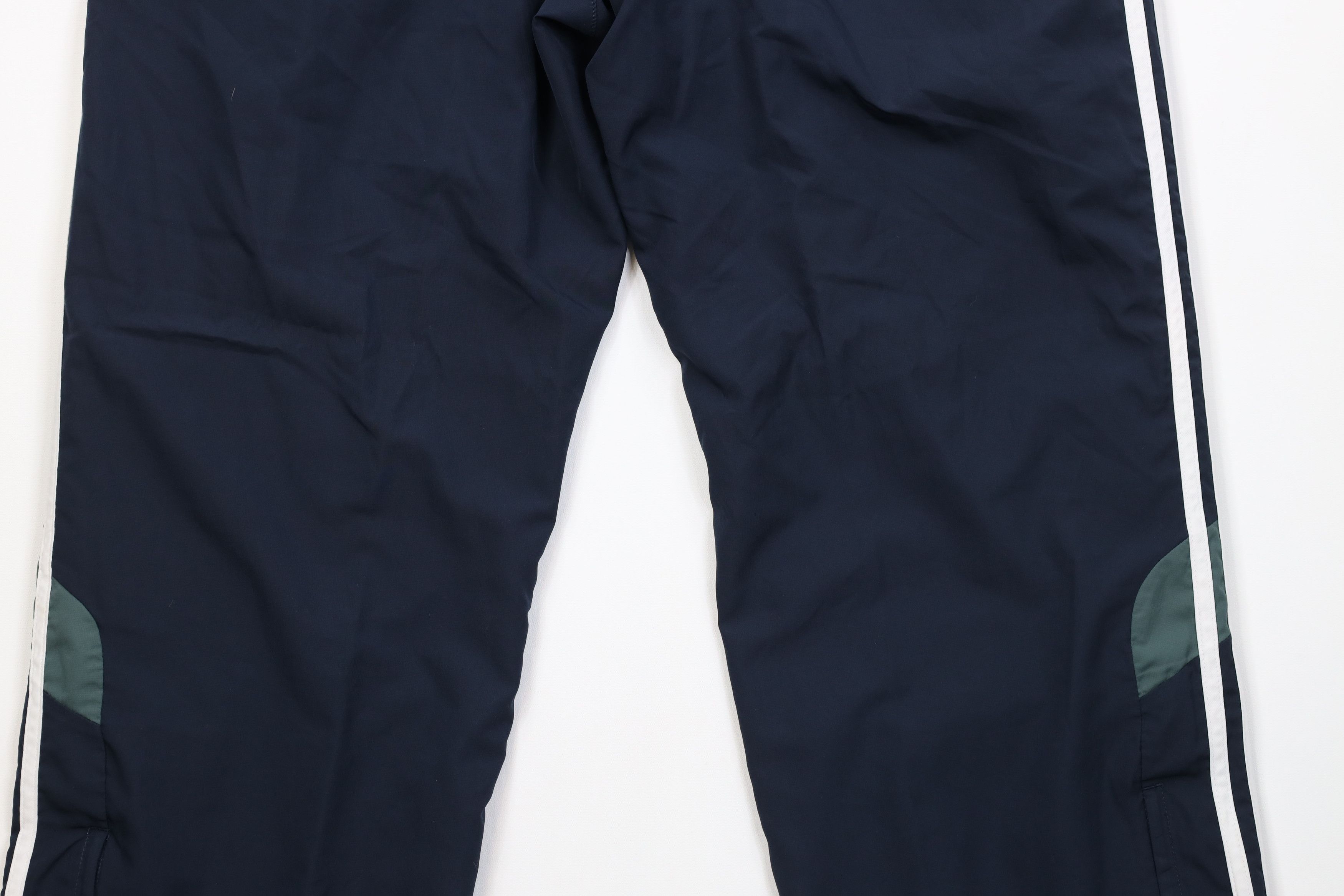 Adidas Vintage Y2K Adidas Striped Lined Wide Leg Windbreaker Pants Size US 36 / EU 52 - 14 Thumbnail